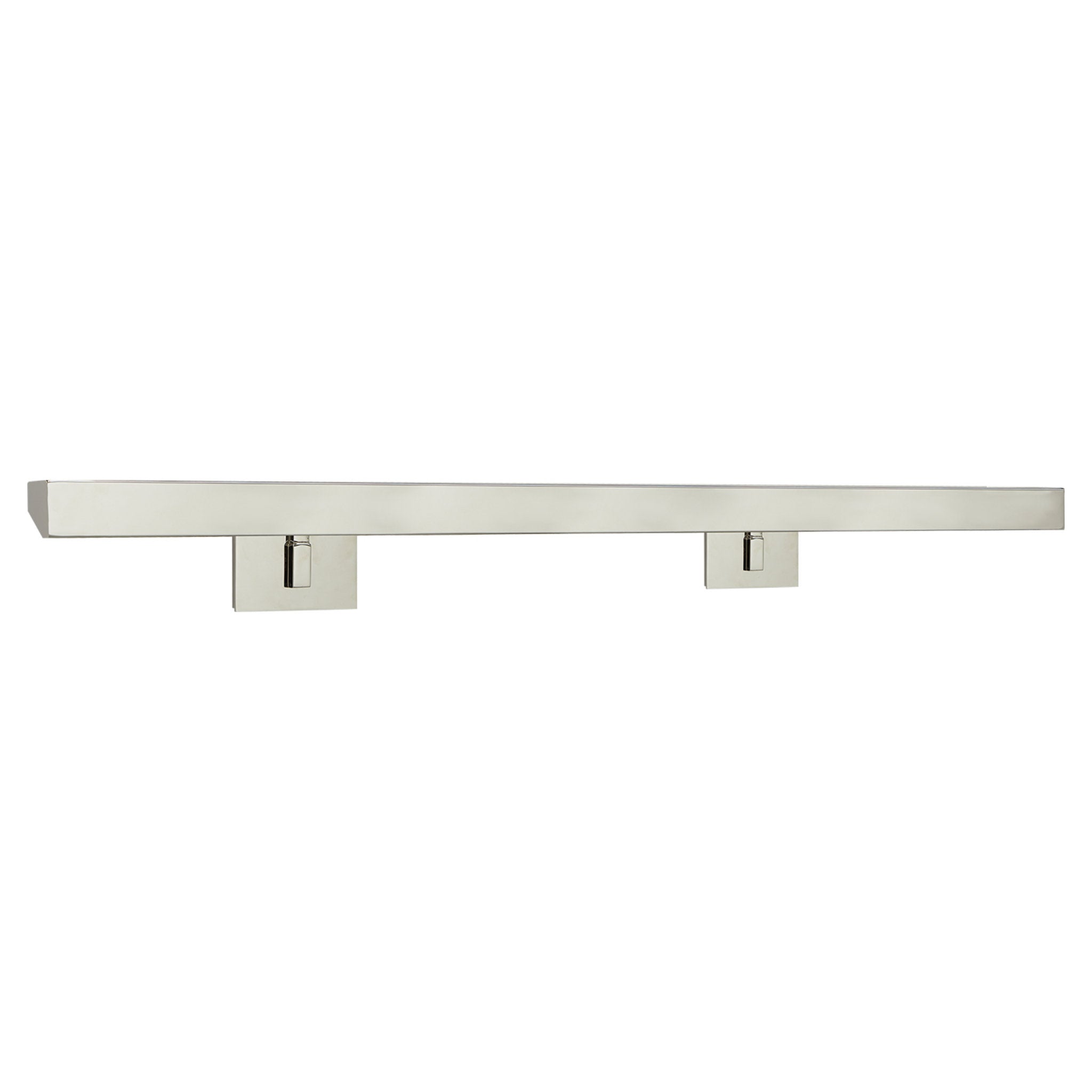 J. Randall Powers McClain 42" Hardwired Picture Light in Polished Nickel Wall Light W42" x H4.5"