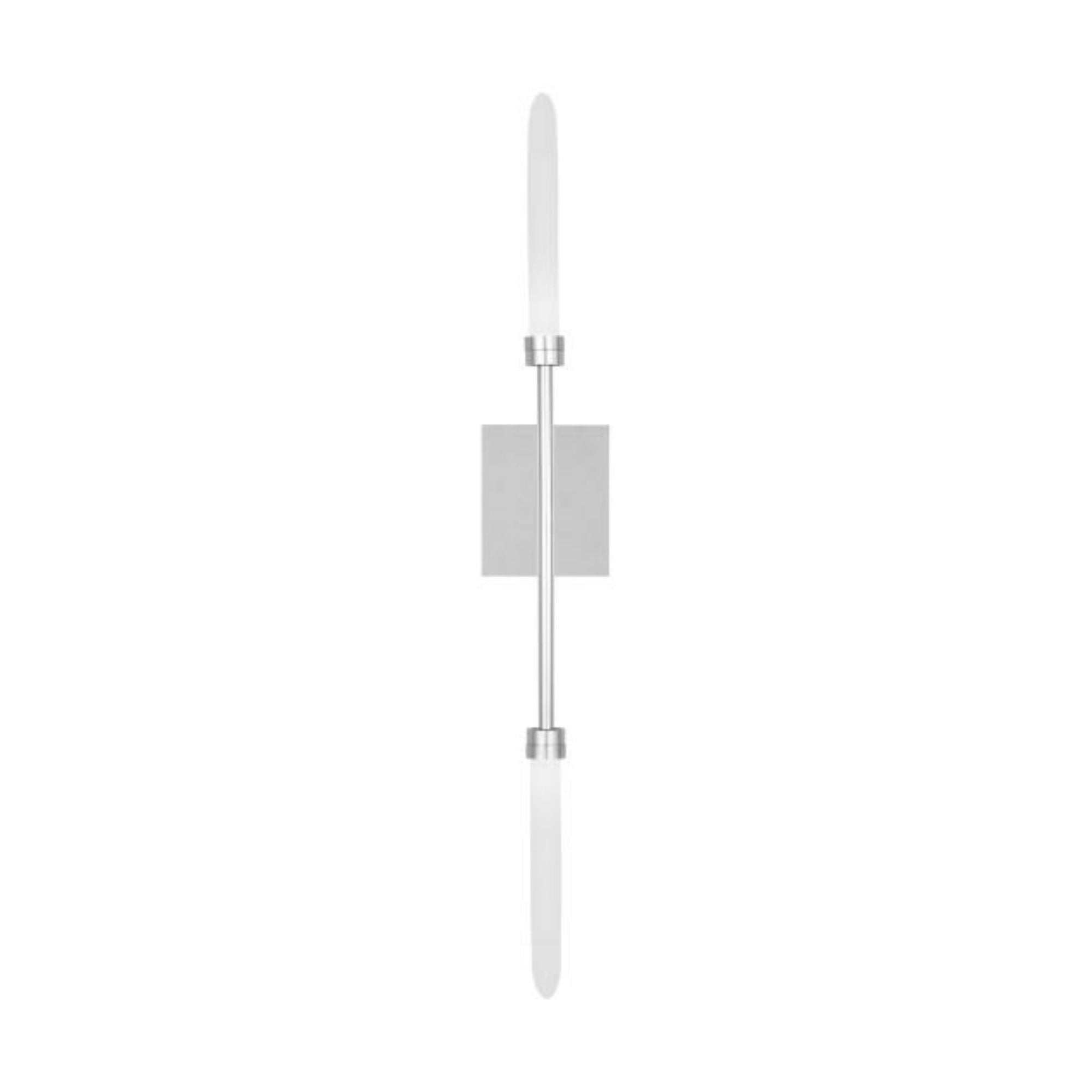 Spur Wall Wall Collection 2-Light LED 2700K Polished Nickel by Sean Lavin