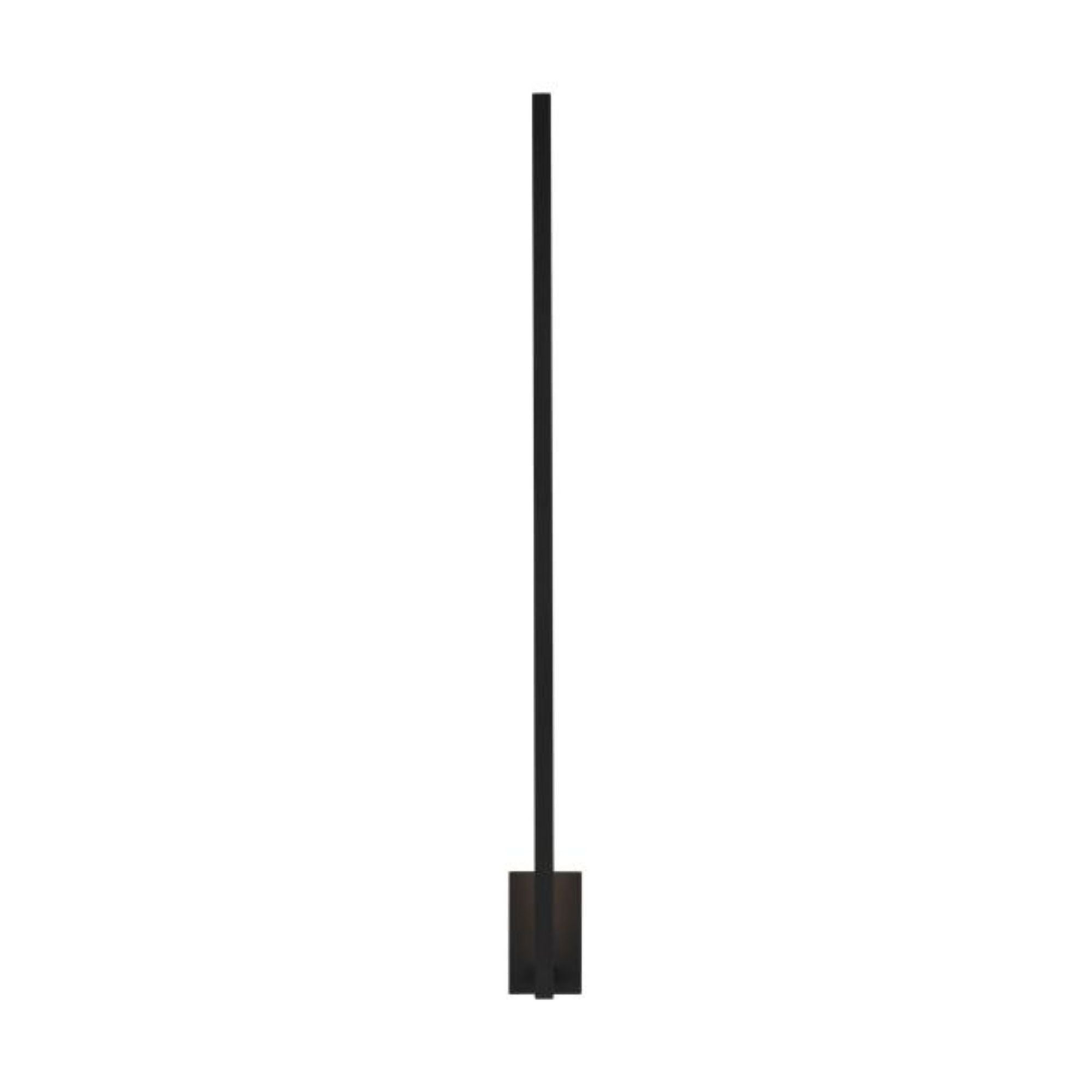 Stagger Medium Wall Sconce Wall Collection 1-Light LED 2700K Nightshade Black by Mick De Giulio