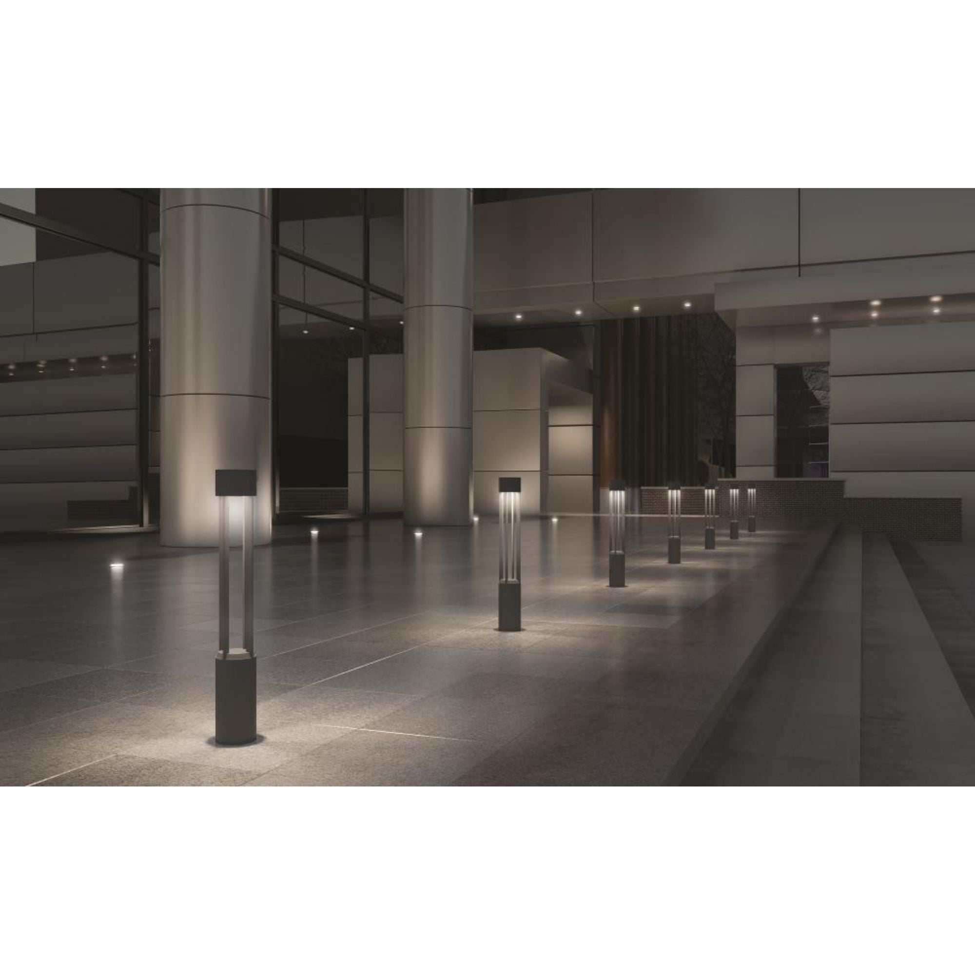 Turbo 42 Outdoor Bollard Outdoor 1-Light LED 3000K Charcoal by Sean Lavin