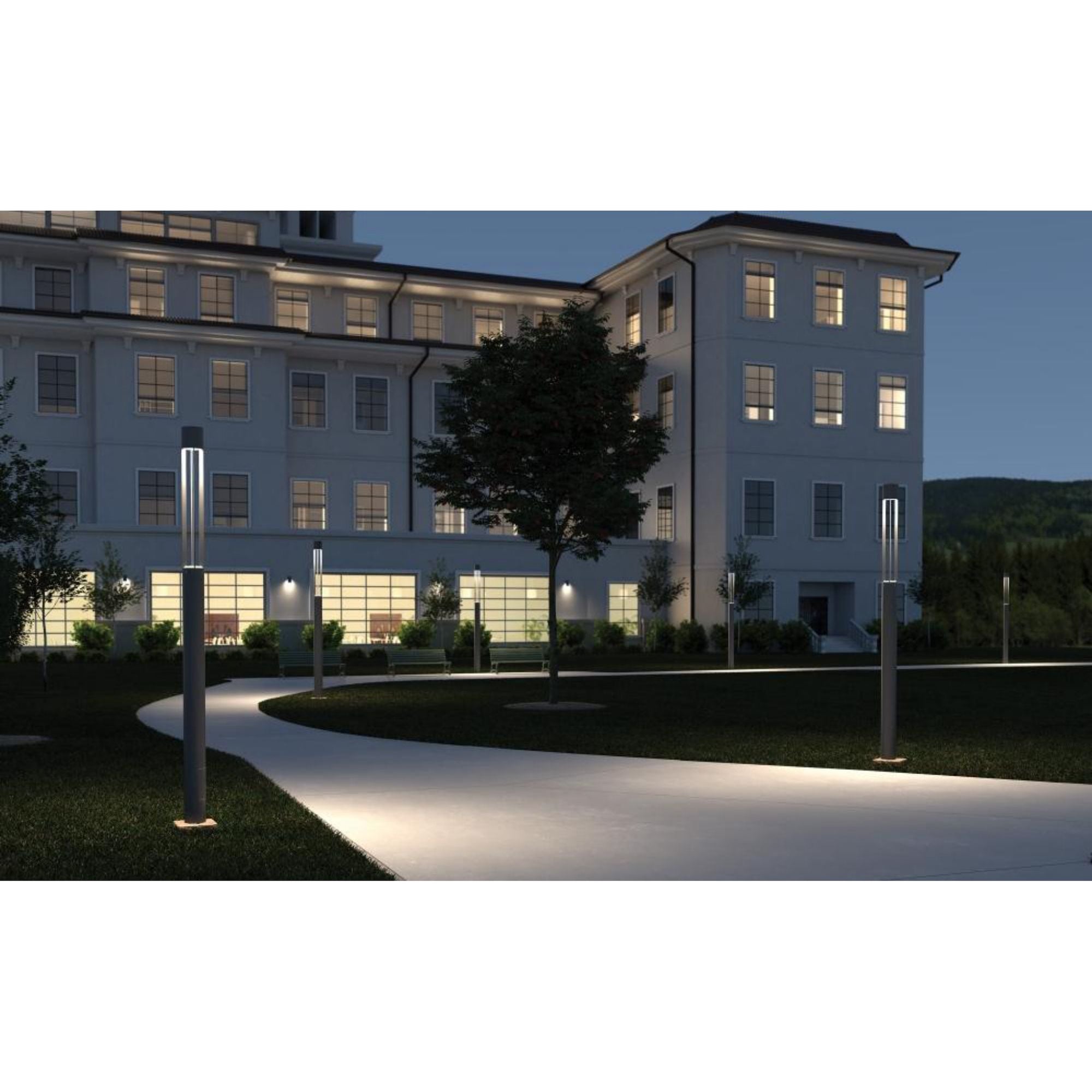 Turbo Outdoor Light Column Outdoor 1-Light LED 3000K Bronze by Sean Lavin