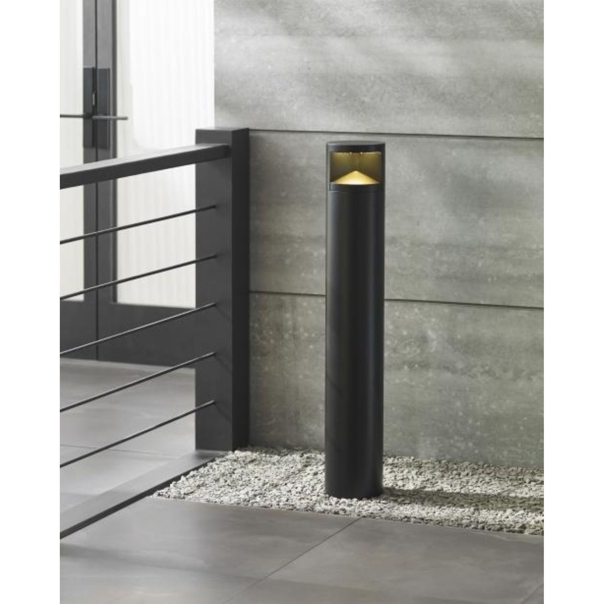 Arkay Three 36 Outdoor Bollard Outdoor 1-Light LED 3000K Black by Sean Lavin