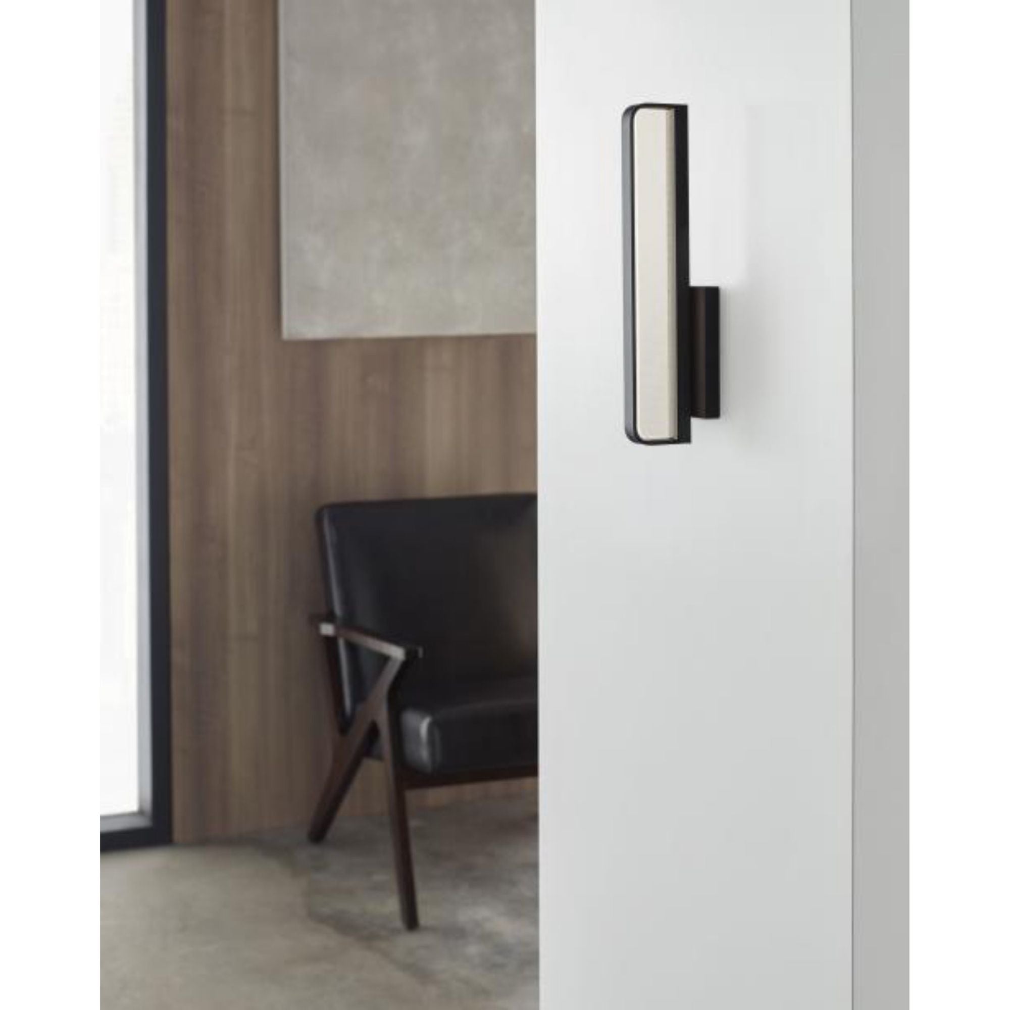 Banda 13 Wall/Bath Bath Collection, Wall Collection 1-Light LED 3000K Dark Bronze by Sean Lavin