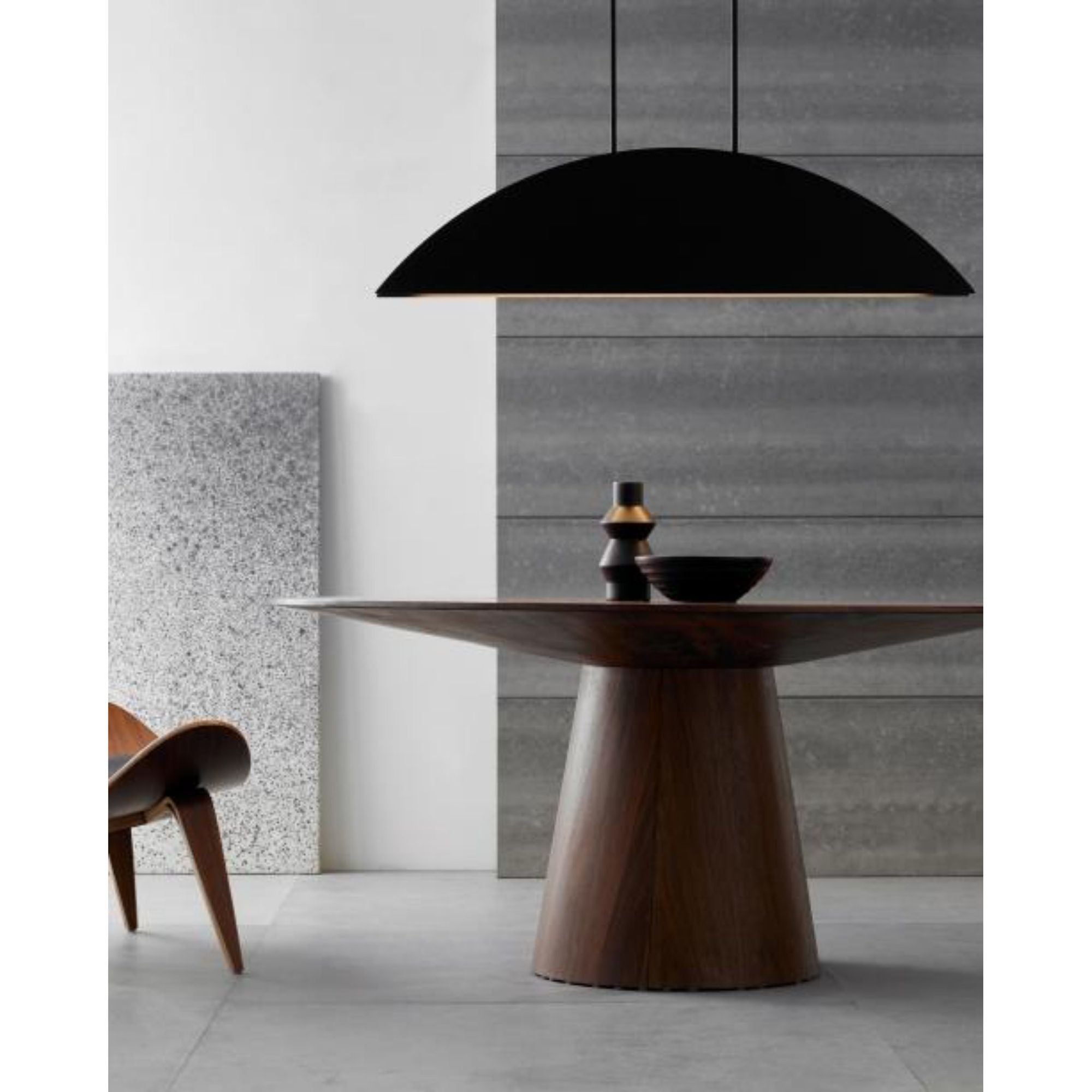 Bau 50 Linear Suspension Linear Suspension 1-Light LED 3000K Natural Brass by Sean Lavin