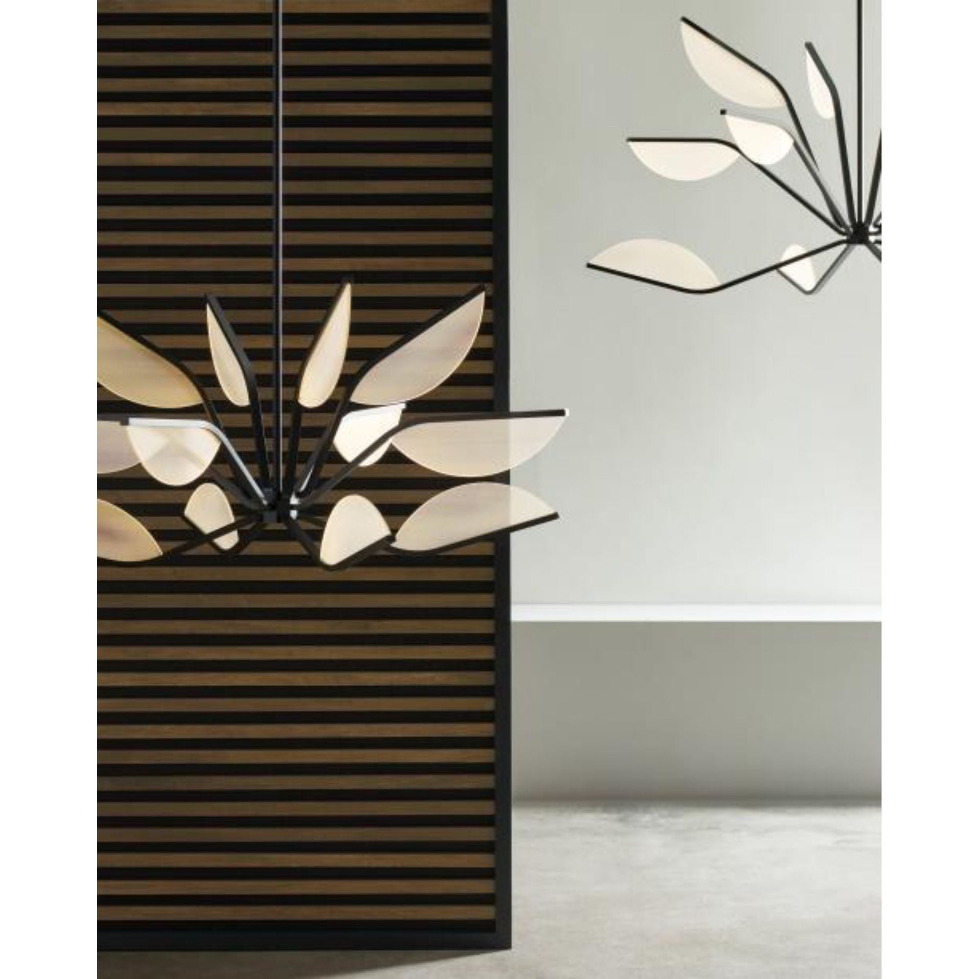 Belterra 38 Chandelier Chandeliers 1-Light LED 3000K Matte Black by Sean Lavin