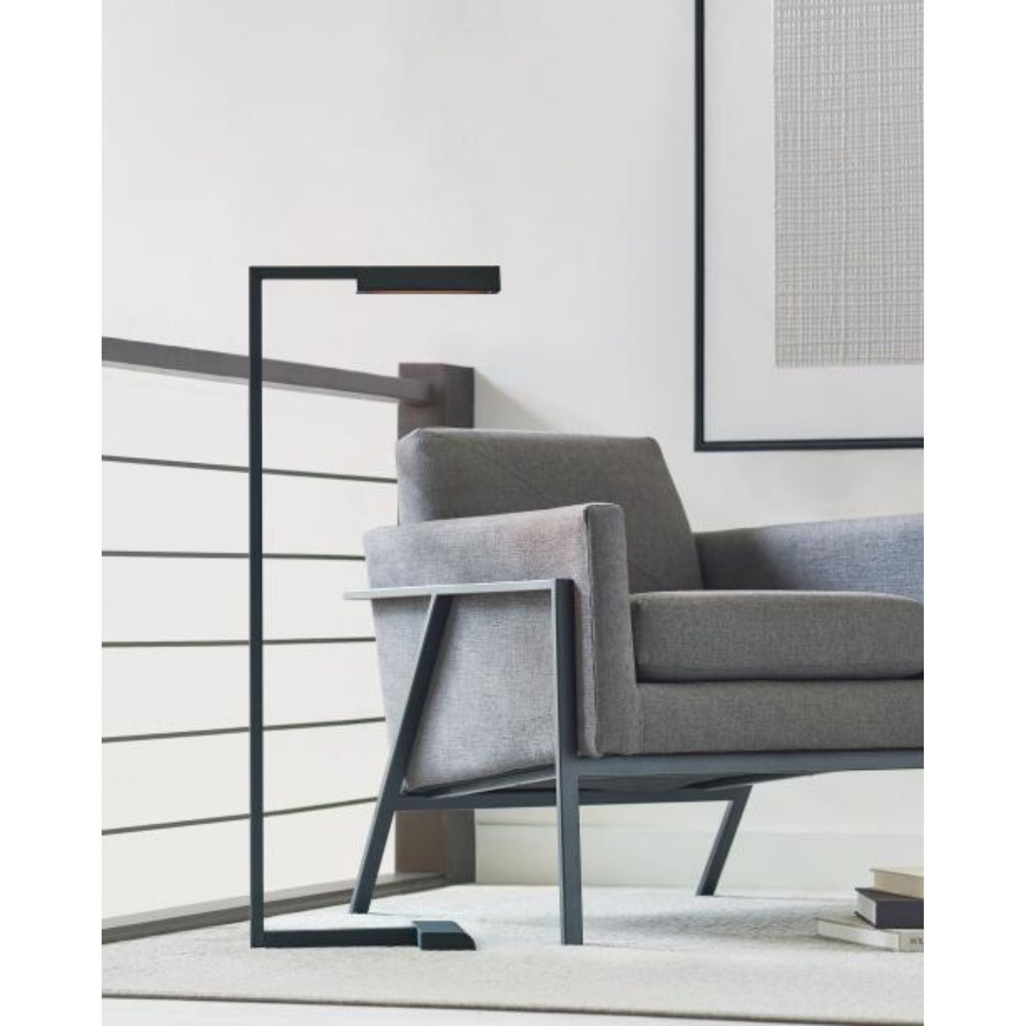 Dessau 38 Floor Lamp Line-Voltage Pendants/Suspension 1-Light LED 2700K Polished Nickel by Sean Lavin