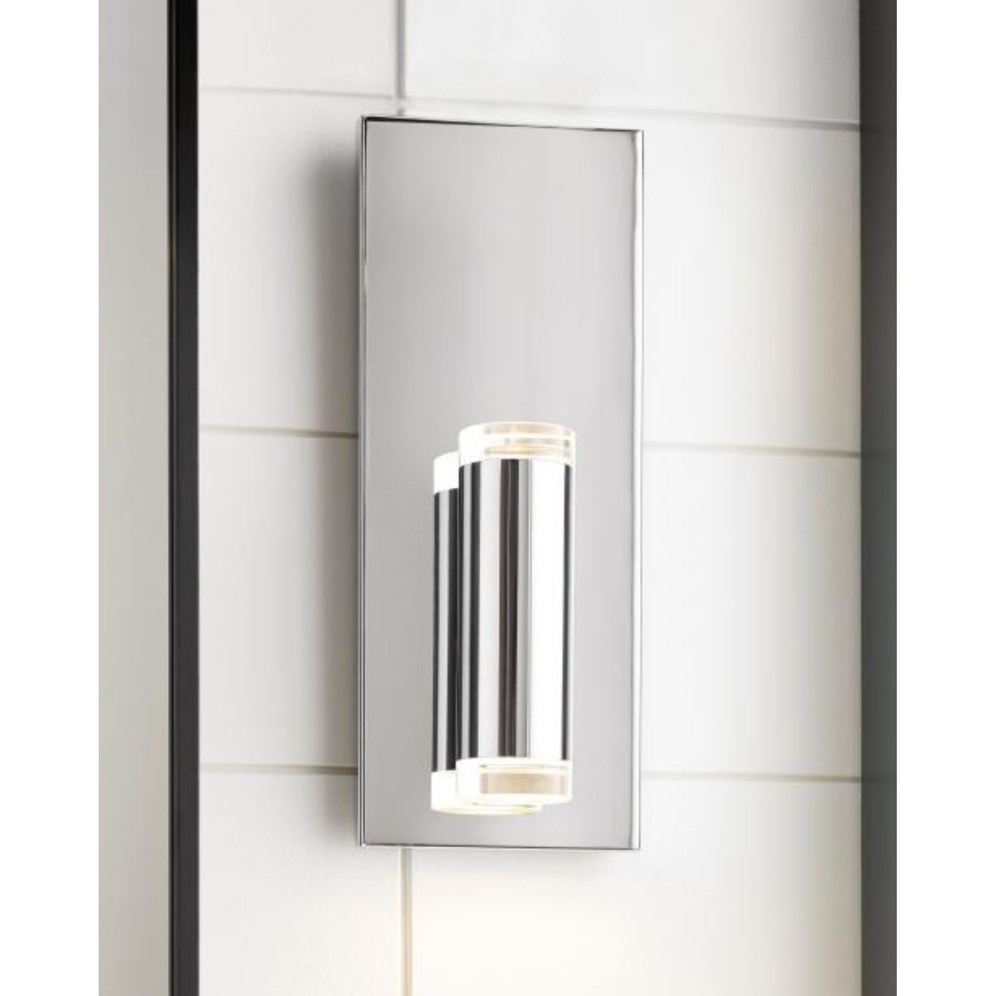 Dobson II 1-Light Wall/Bath Bath Collection, Wall Collection 1-Light LED 3000K Matte Black by Sean Lavin