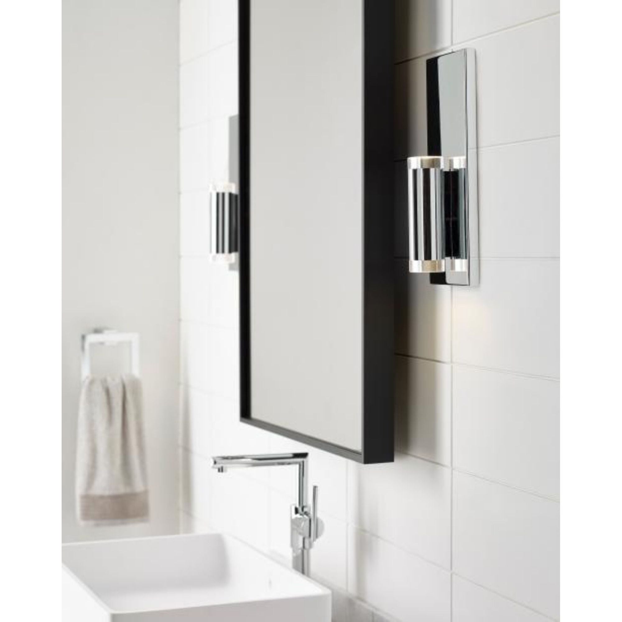 Dobson II 1-Light Wall/Bath Bath Collection, Wall Collection 1-Light LED 3000K Natural Brass by Sean Lavin