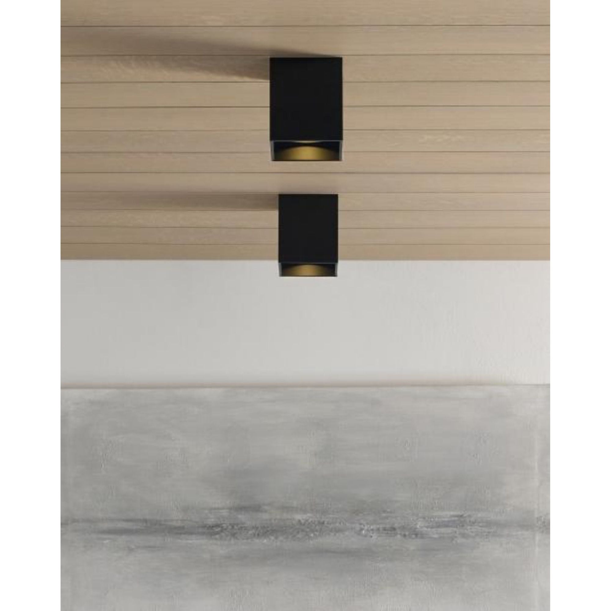 Exo 6 Flush Mount Flush & Semi-Flush Mount 1-Light LED 2700K Black by Sean Lavin