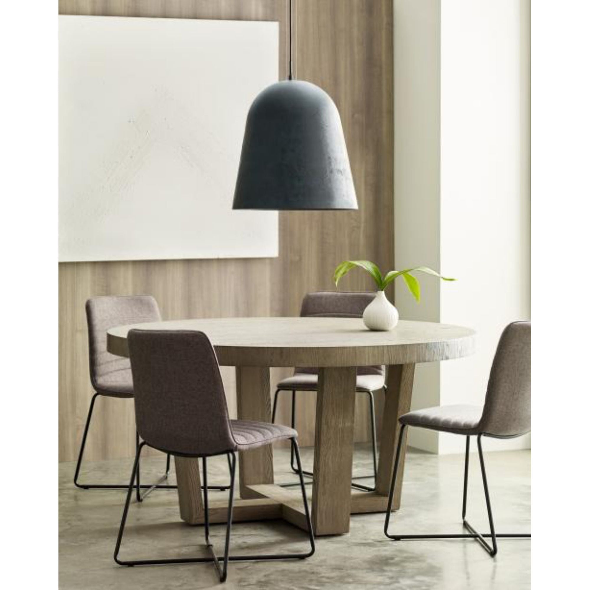 Fett Pendant Line-Voltage Pendants/Suspension 1-Light Weathered Zinc by Sean Lavin