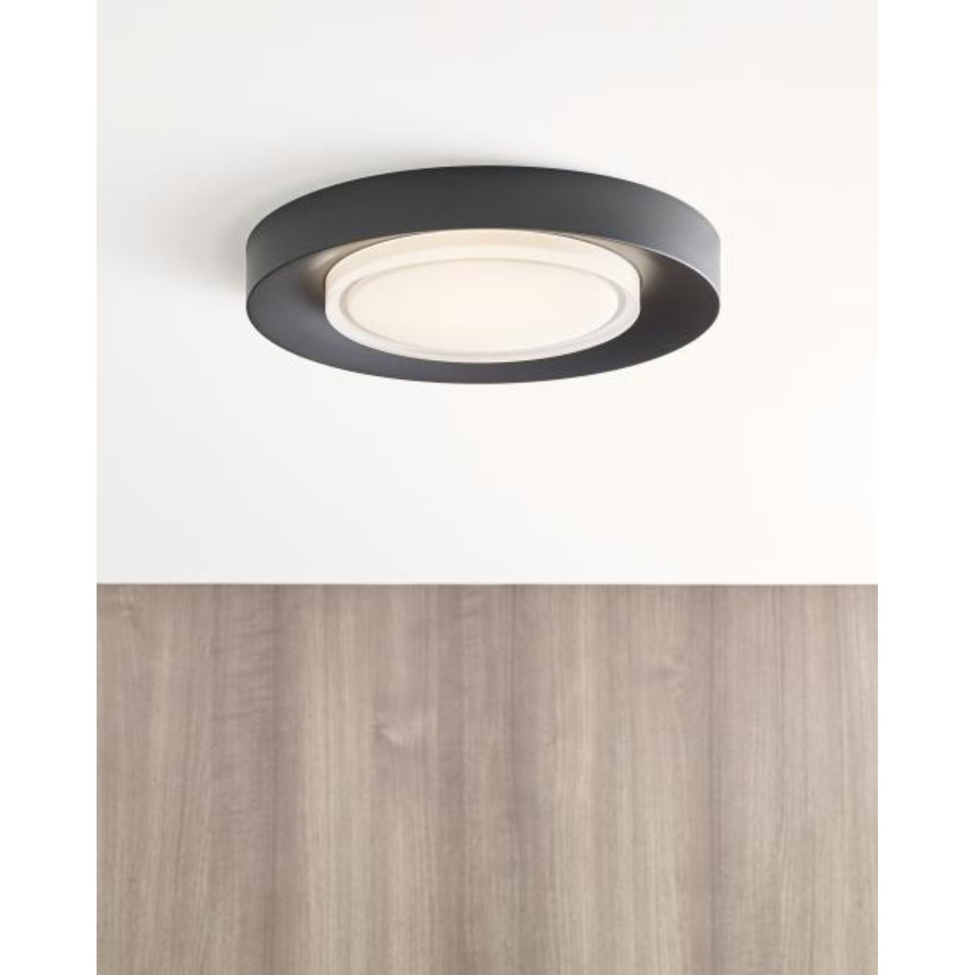 Hilo 16 Flush Mount Flush & Semi-Flush Mount 1-Light LED 2700K Natural Brass by Sean Lavin