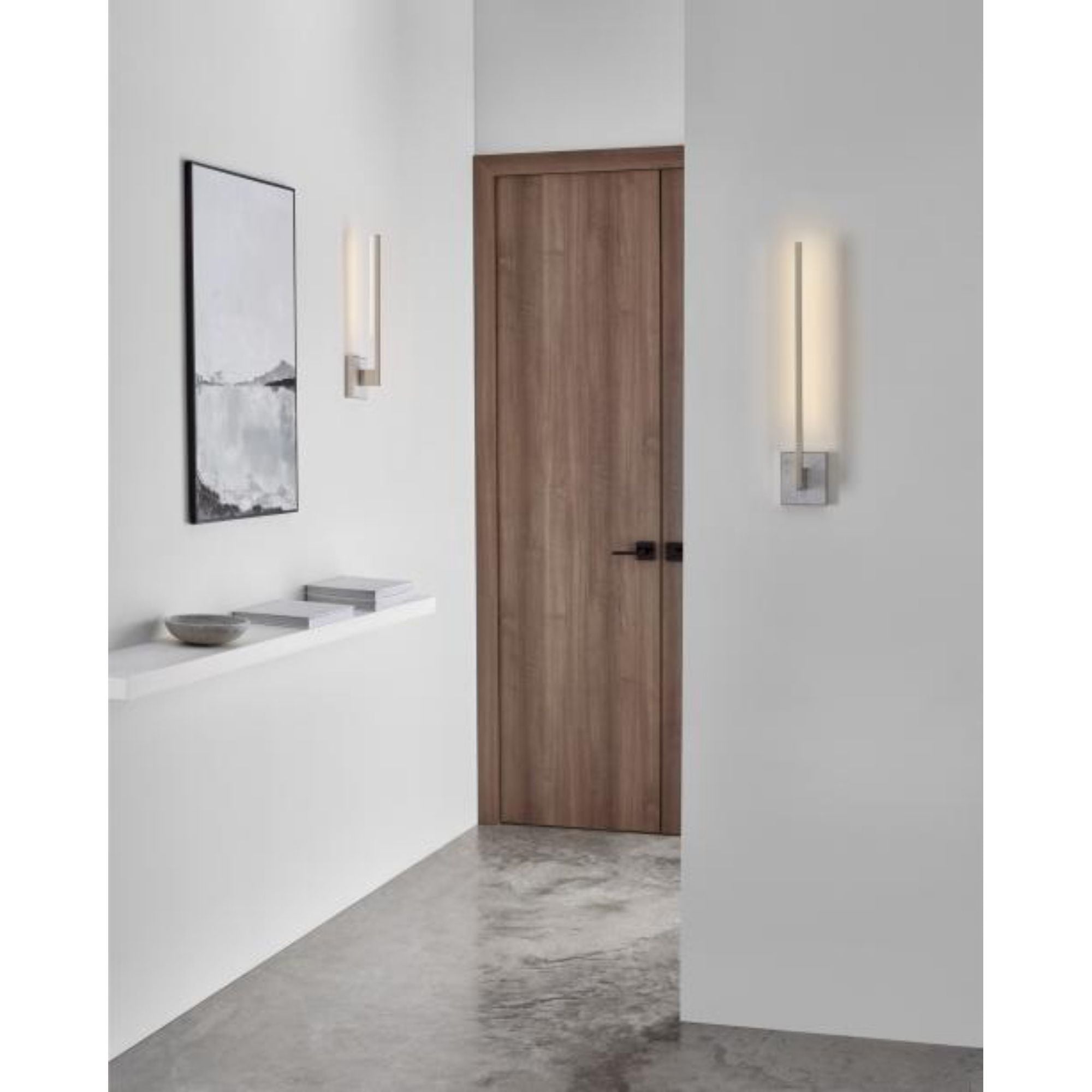Klee 20 Wall Wall Collection 1-Light LED 3000K Polished Nickel by Sean Lavin