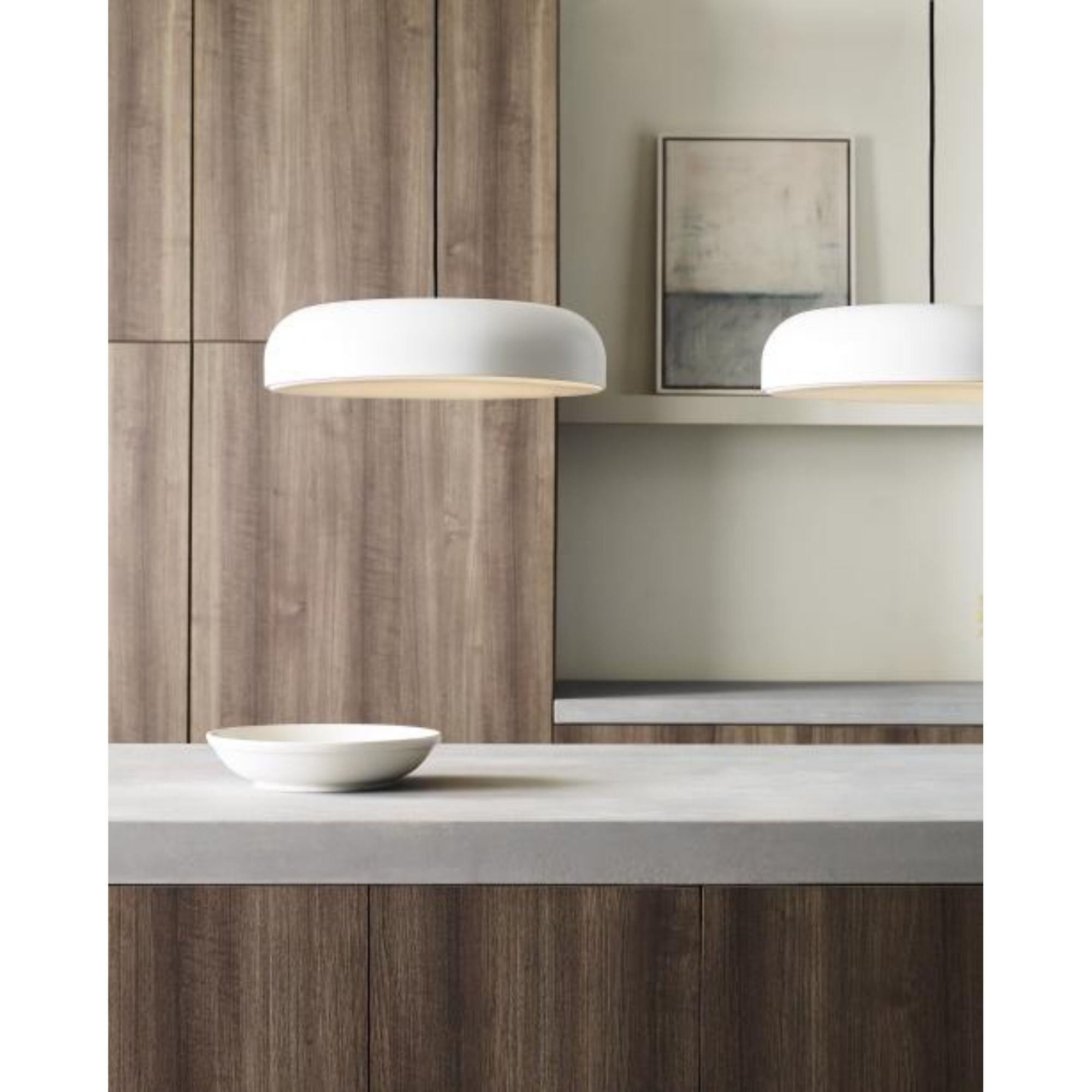 Kosa 18 Pendant Flush & Semi-Flush Mount 1-Light LED 3000K Nightshade Black by Sean Lavin