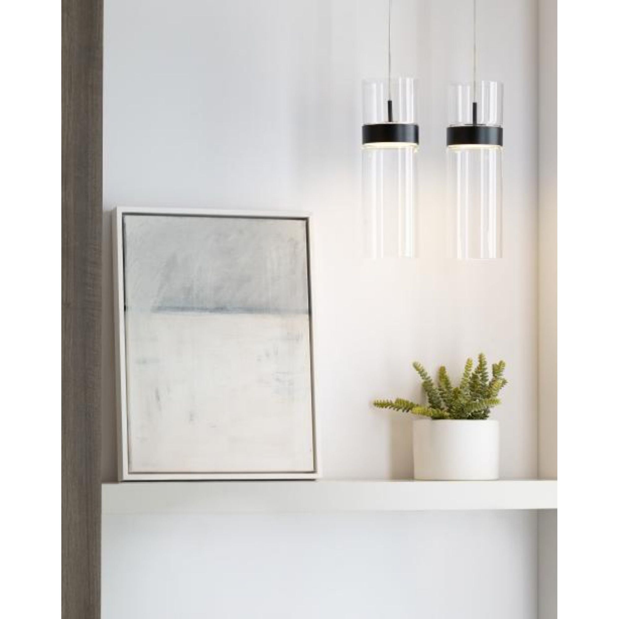 Manette Grande Pendant Line-Voltage Pendants/Suspension 1-Light LED 3000K Black/Black by Sean Lavin