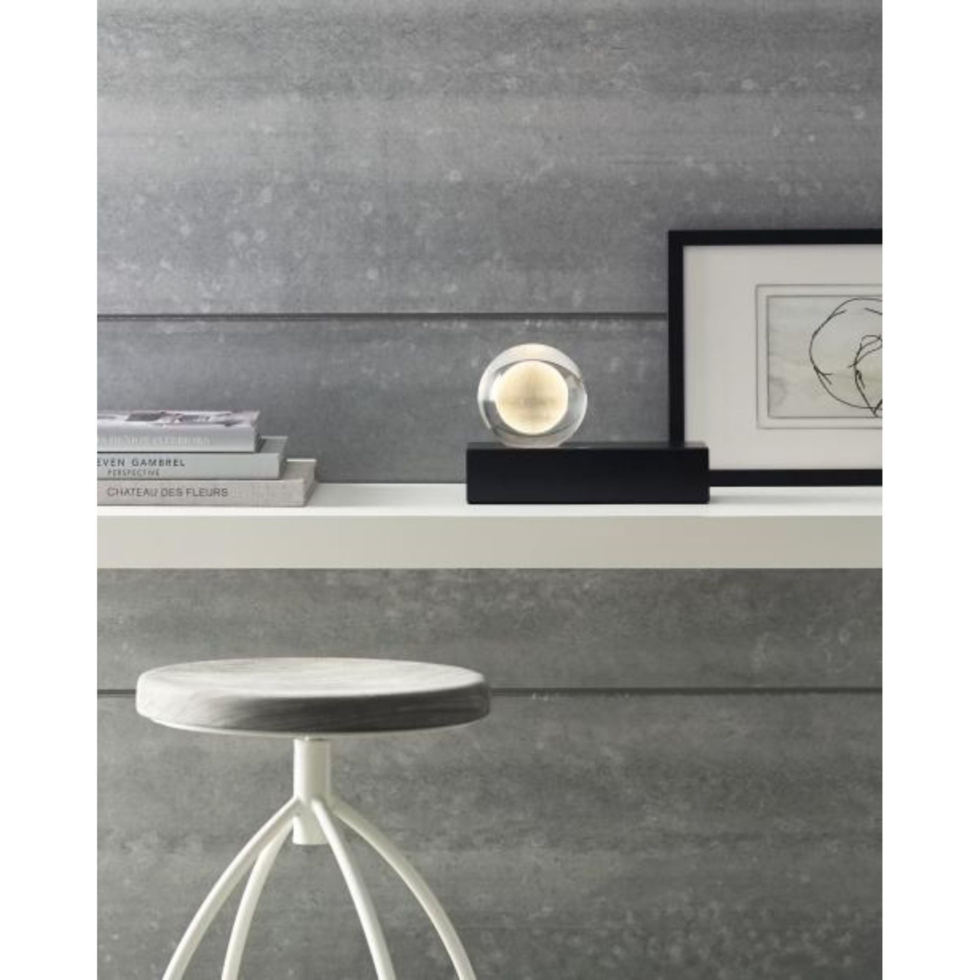 Mina Table Lamp Line-Voltage Pendants/Suspension 1-Light LED 2700K Nightshade Black by Sean Lavin