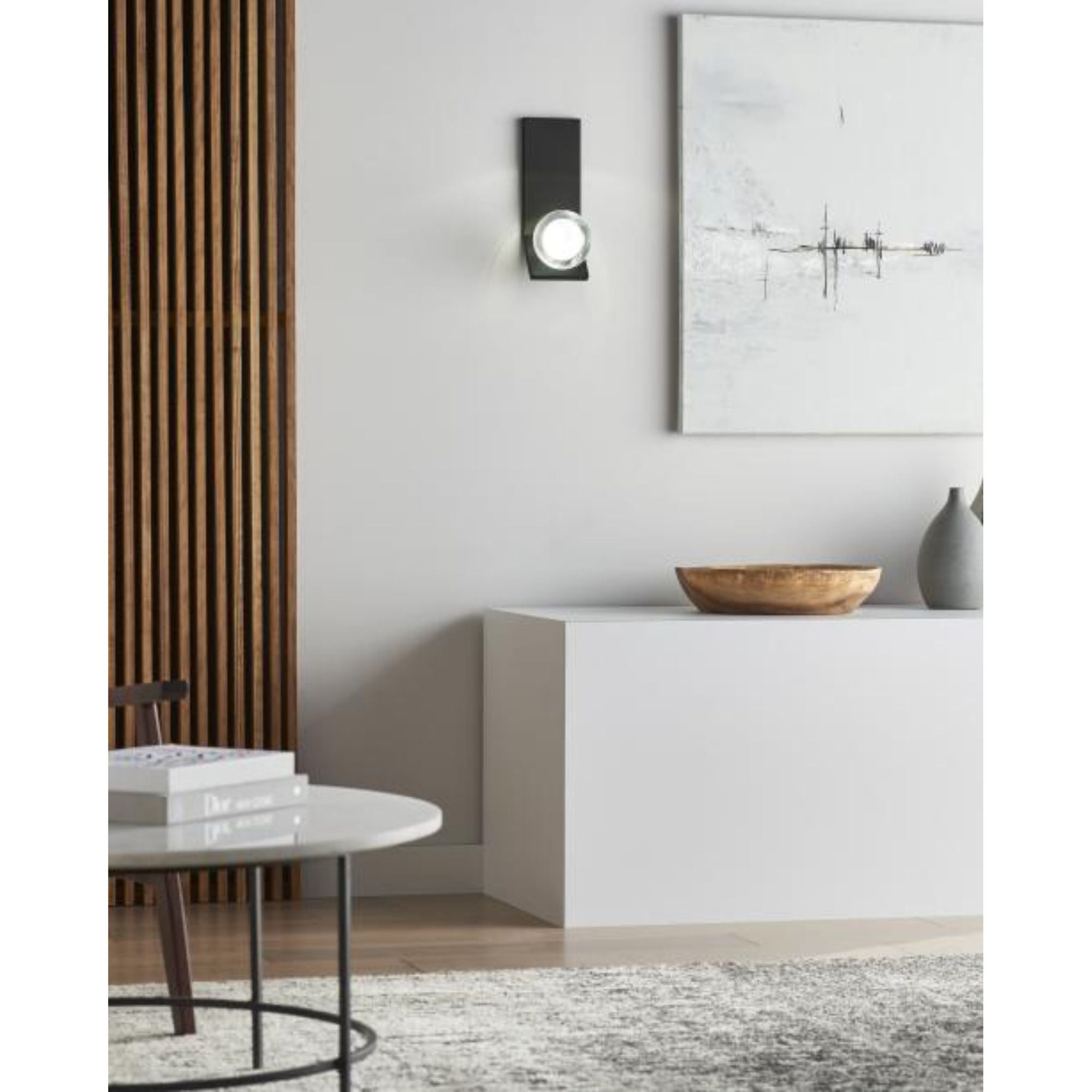 Mina Wall Wall Collection 1-Light LED 3000K Polished Nickel by Sean Lavin