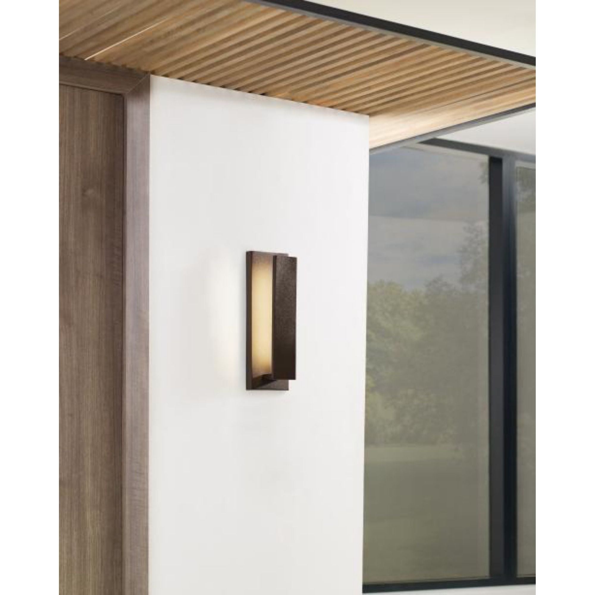 Nate 17 Outdoor Wall Outdoor 1-Light LED 3000K Black by Sean Lavin