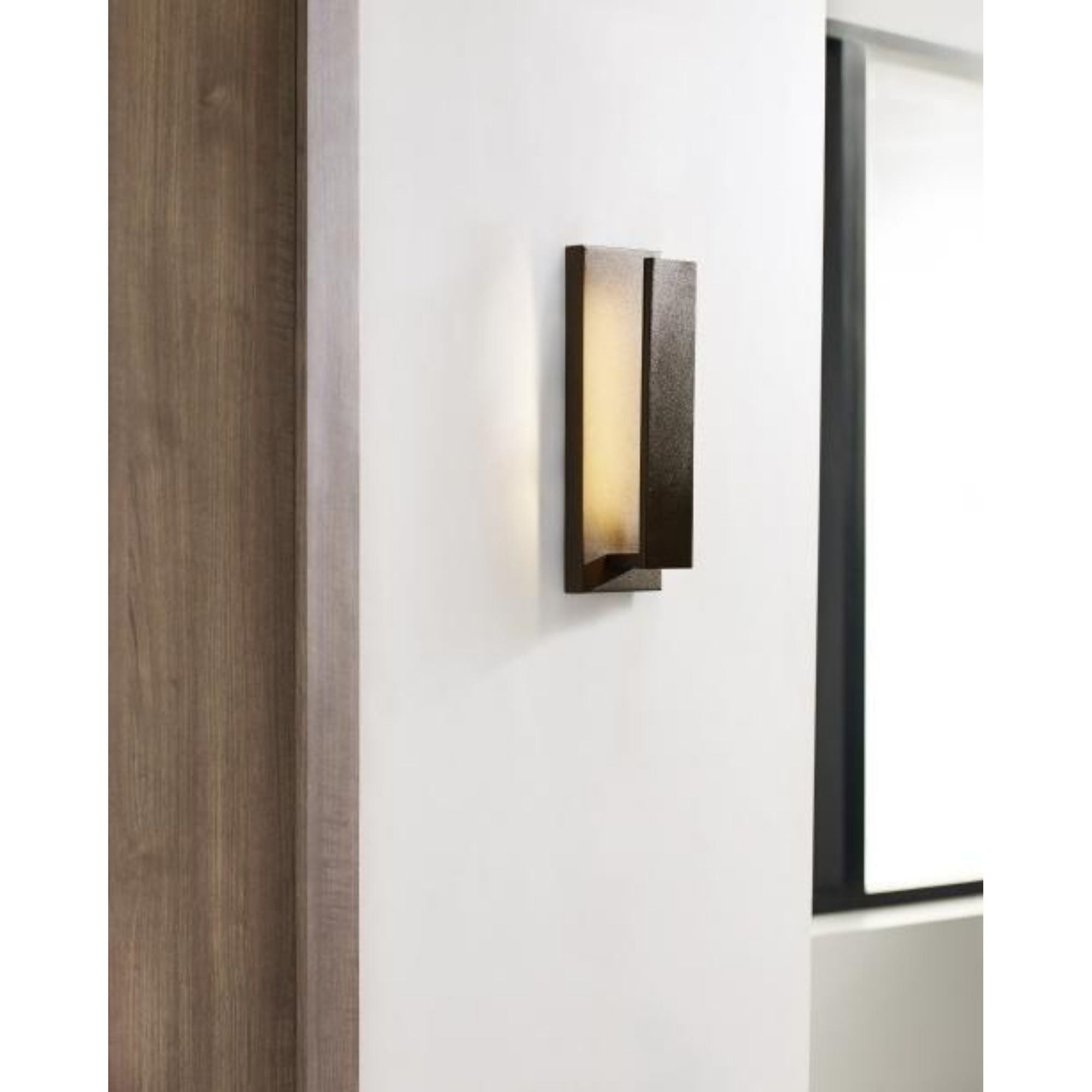 Nate 17 Outdoor Wall Outdoor 1-Light LED 3000K Black by Sean Lavin