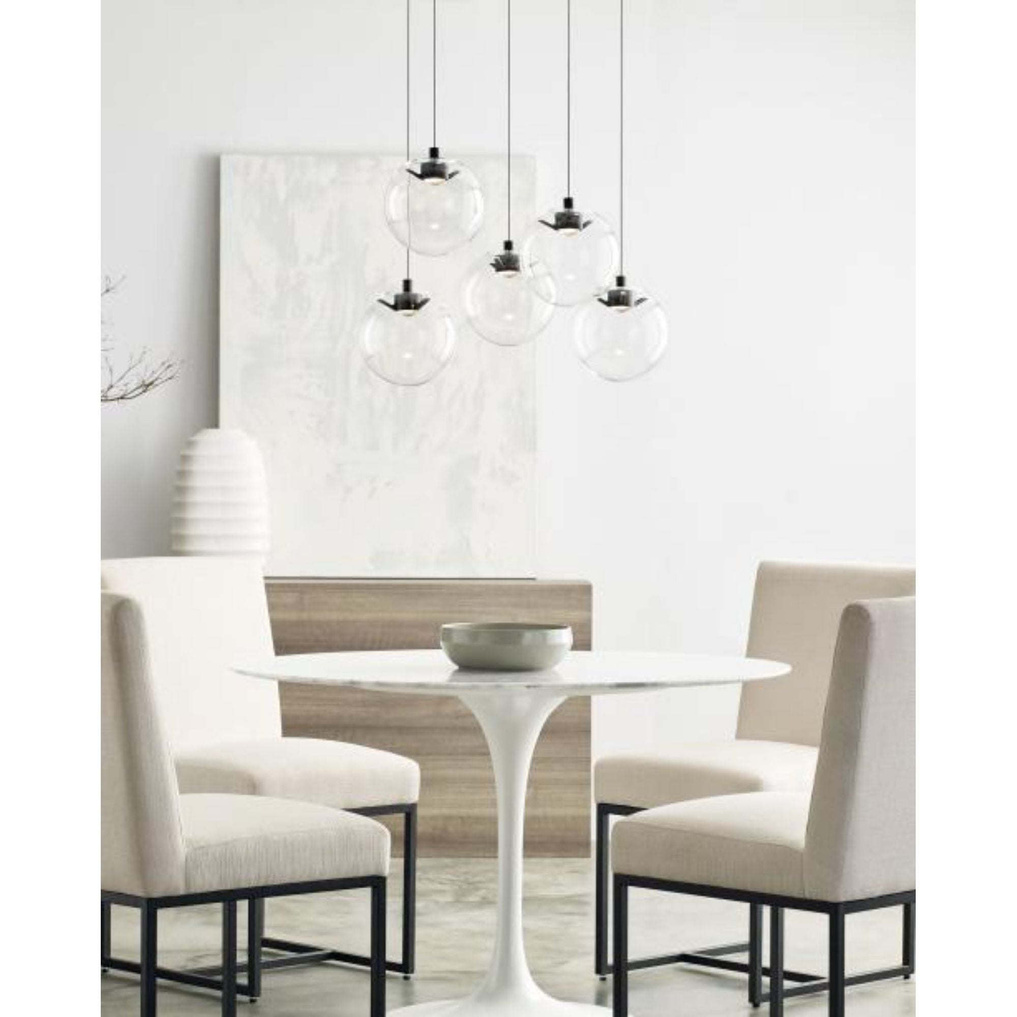 Mini Palona Pendant FreeJack 1-Light LED 3000K-2200K Satin Nickel by Sean Lavin