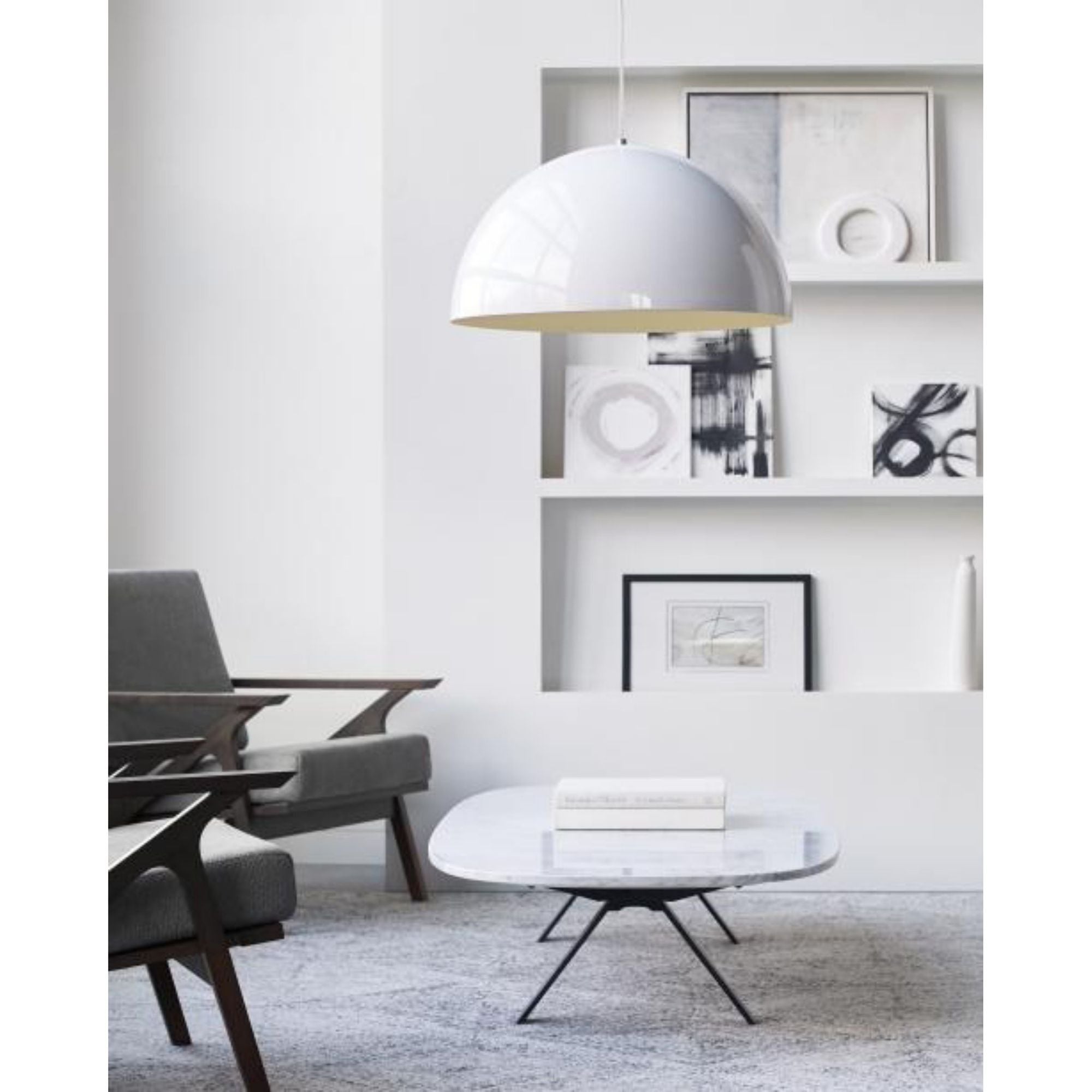 Powell Street Pendant Line-Voltage Pendants/Suspension 1-Light Black