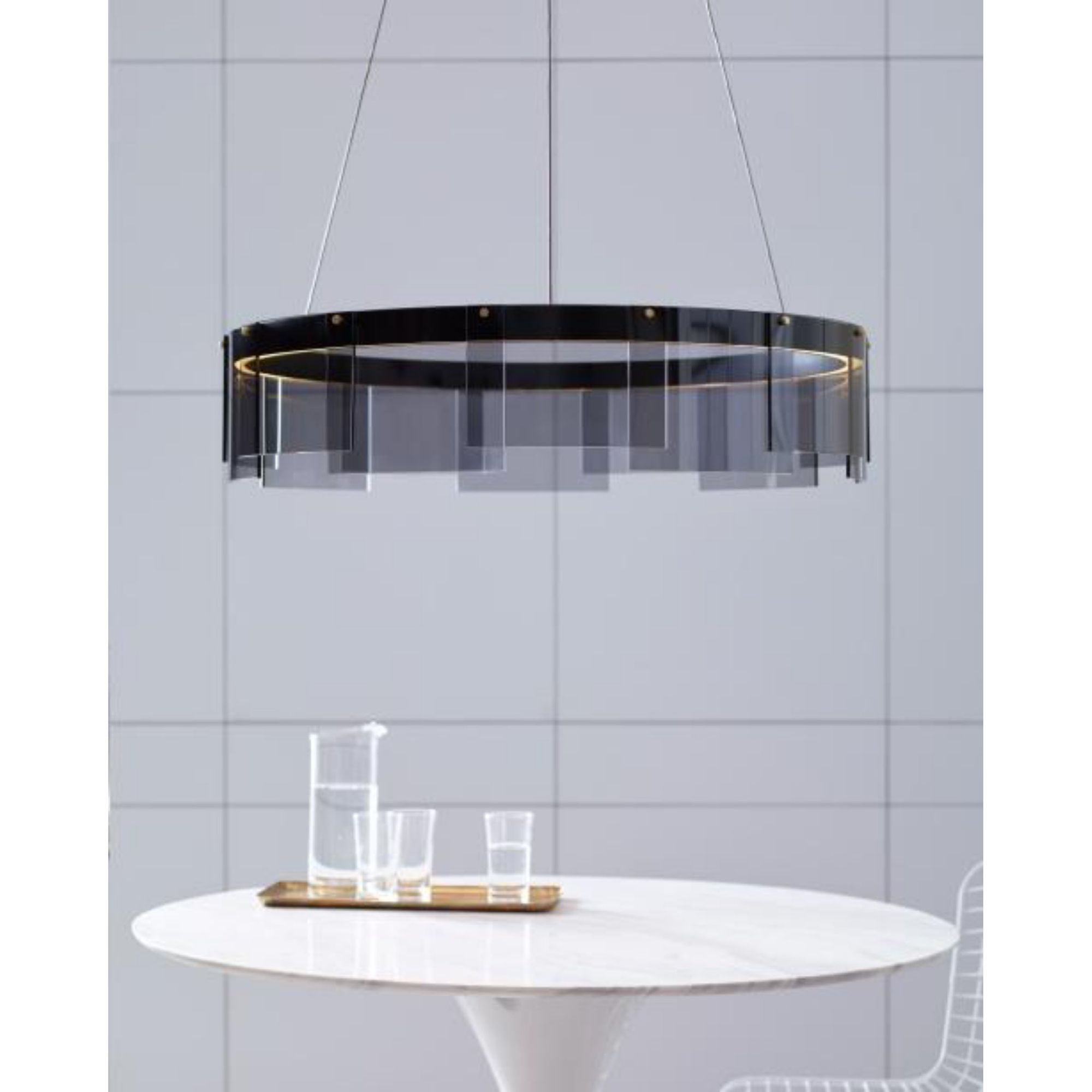 Stratos 30 Chandelier Chandeliers 1-Light LED 2700K by Sean Lavin
