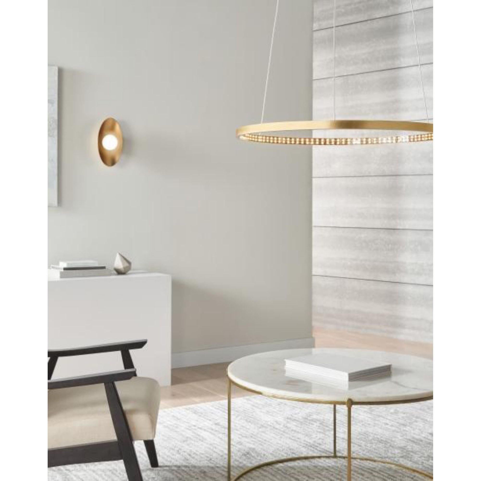 Joni 13 Wall Wall Collection 1-Light LED 3000K Matte Black / Matte White by Sean Lavin