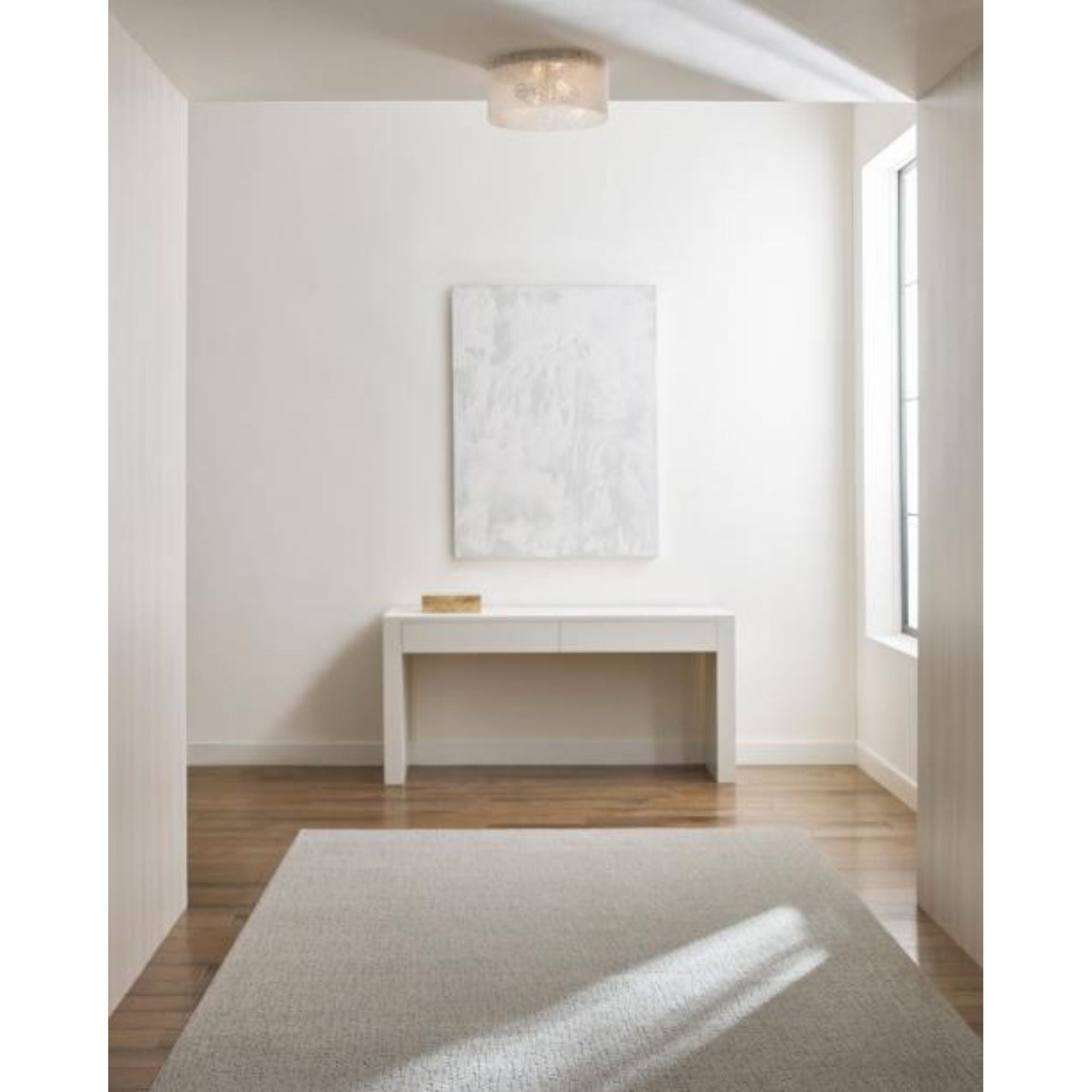 Vetra Flush Flush & Semi-Flush Mount 2-Light Satin Nickel