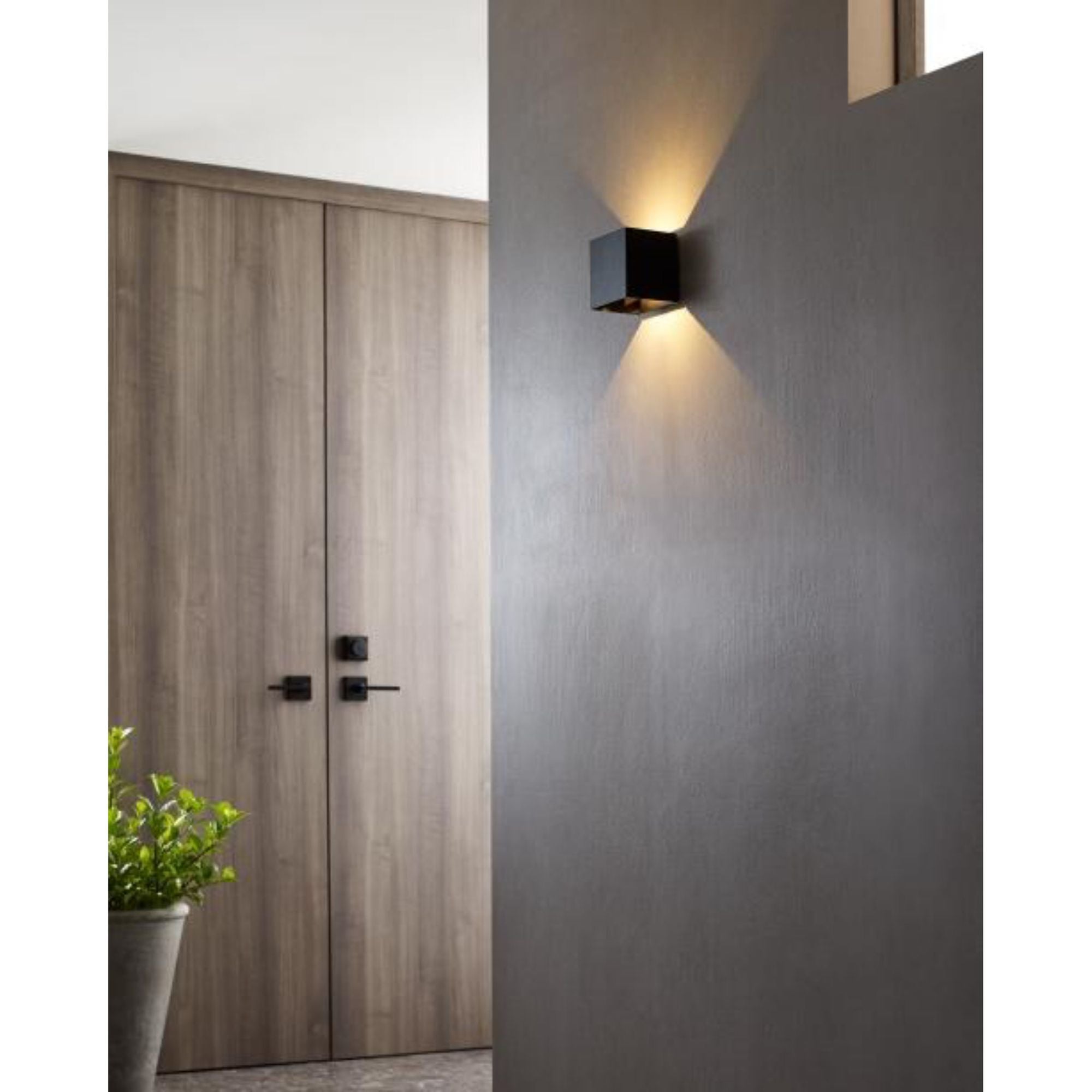 Vex 5 Outdoor Wall Outdoor 1-Light LED 2700K Black