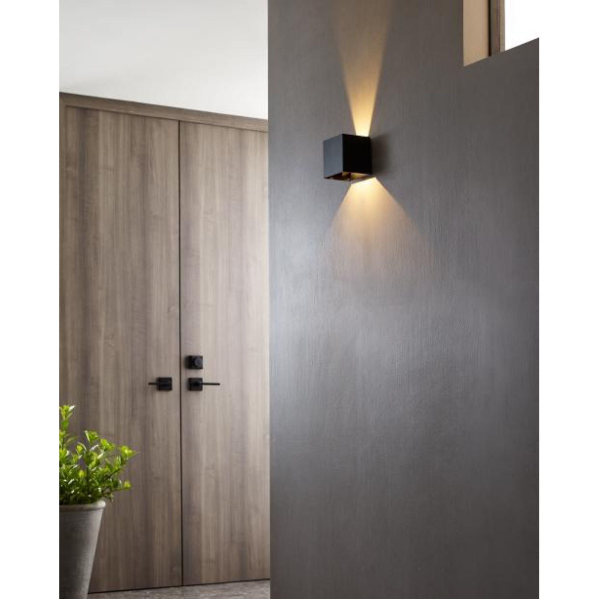 Vex 5 Outdoor Wall Outdoor 1-Light LED 2700K Black