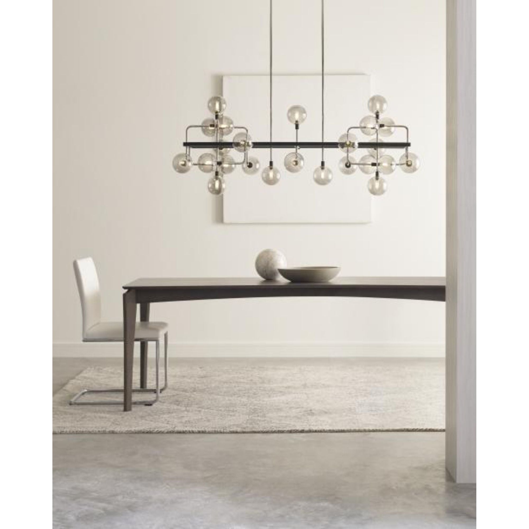 Viaggio Linear Chandelier Linear Suspension 25-Light by Sean Lavin