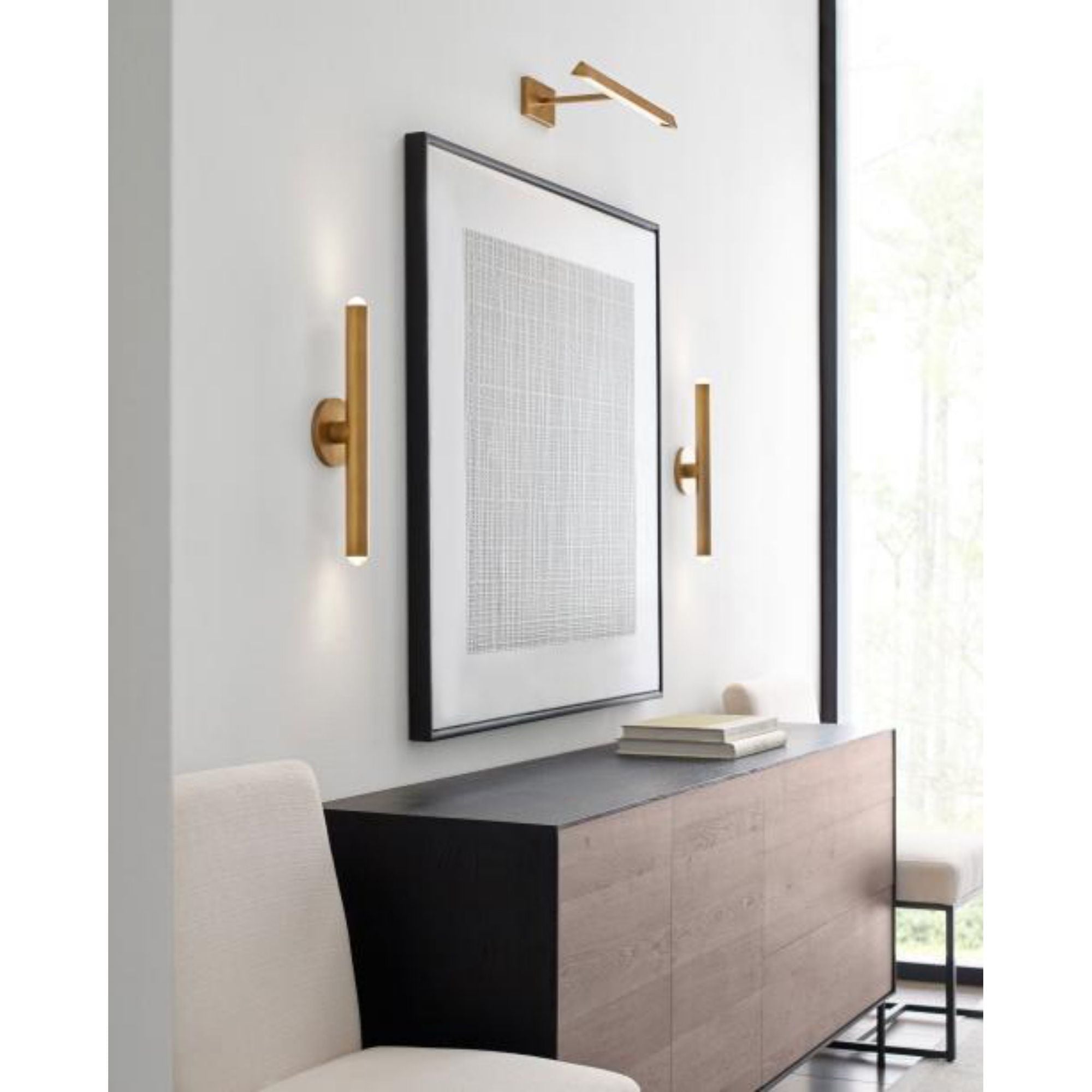 Ebell Medium Wall Sconce 1-Light LED 2700K Antique Nickel by Kelly Wearstler