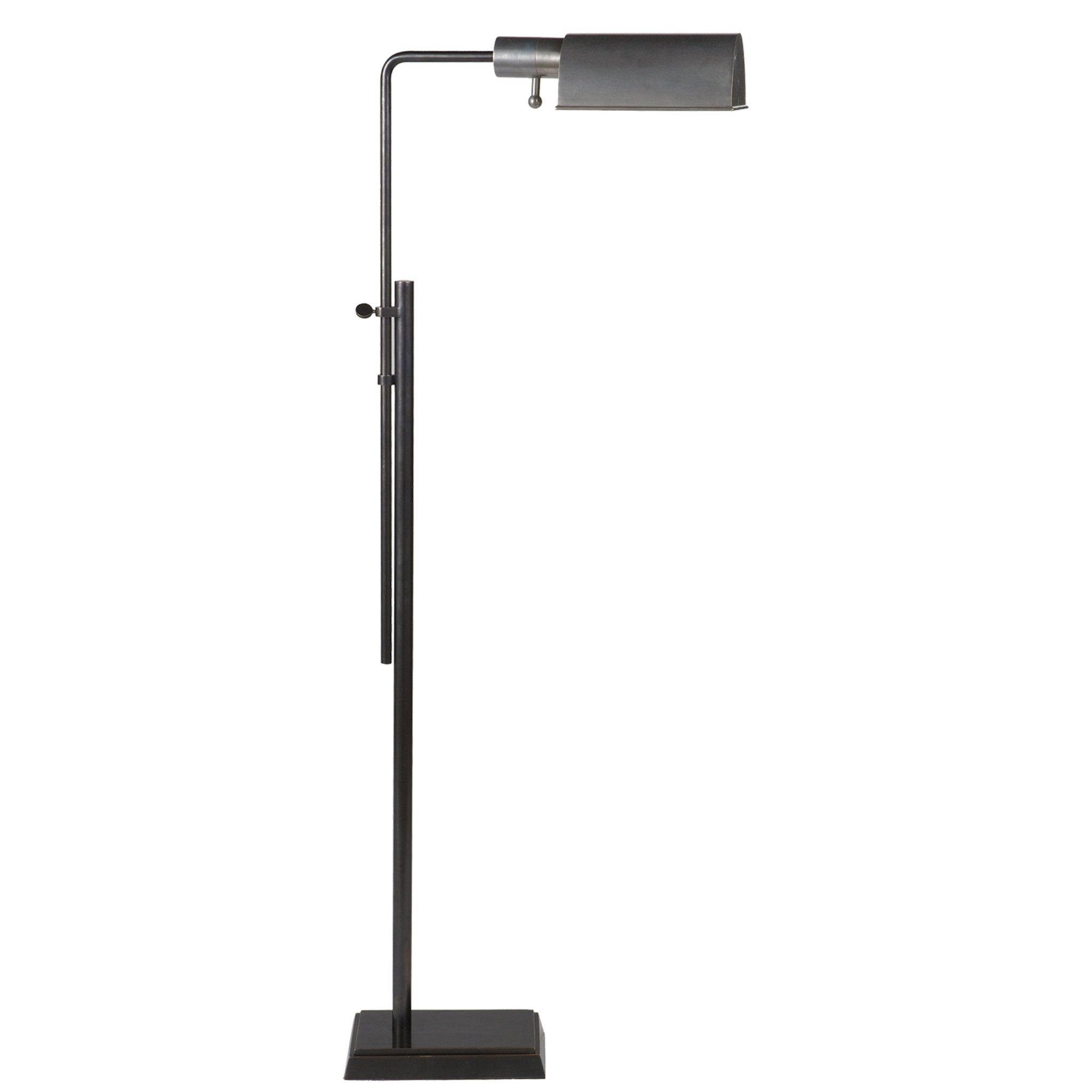 Thomas O'Brien Pask Pharmacy Floor Lamp in Bronze H37.5" - 59.5"
