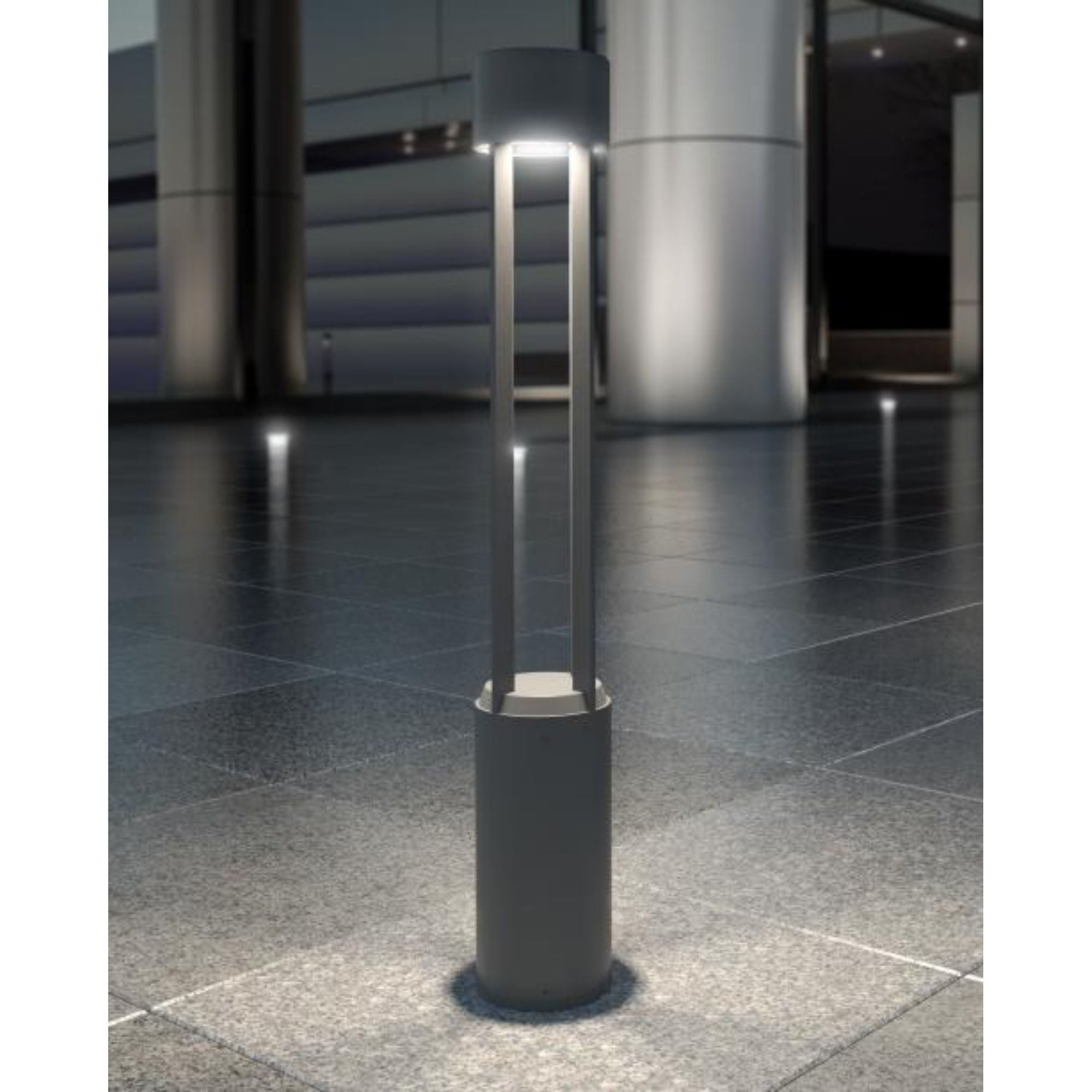 Turbo 42 Outdoor Bollard Outdoor 1-Light LED 3000K Charcoal by Sean Lavin