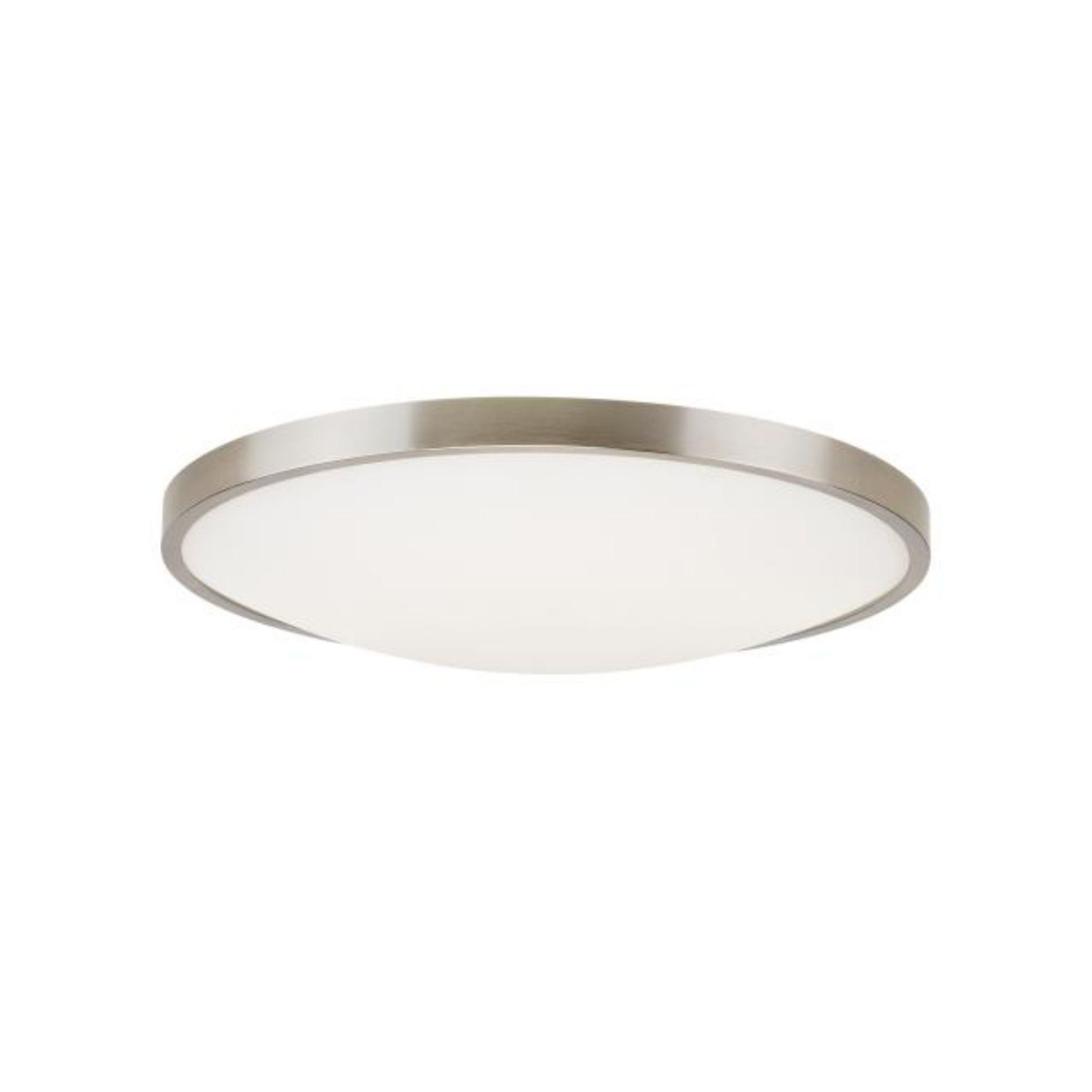 Vance 13 Flush Mount Flush & Semi-Flush Mount 1-Light LED 2700K Satin Nickel by Sean Lavin
