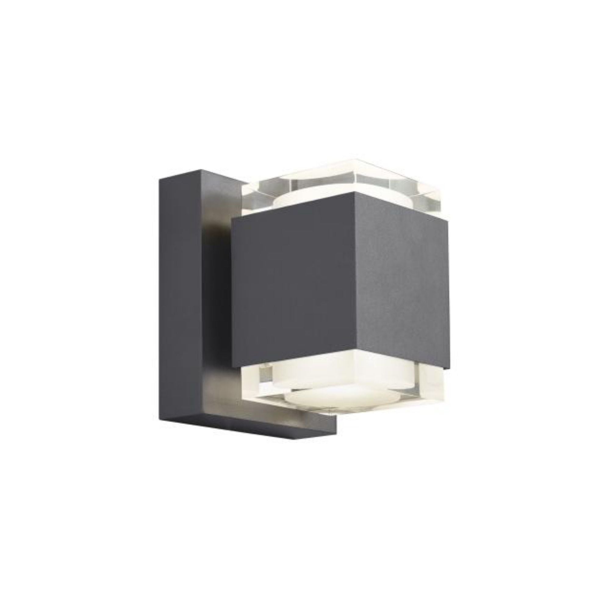 Voto 6 Outdoor Wall Outdoor 1-Light LED 2700K Charcoal by Sean Lavin