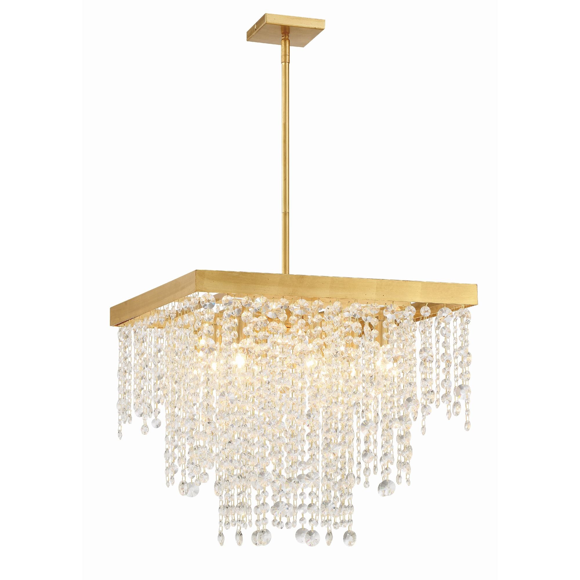 Winham 22'' Antique Gold Chandelier Gold 22"W x 19.5"H x 22"D