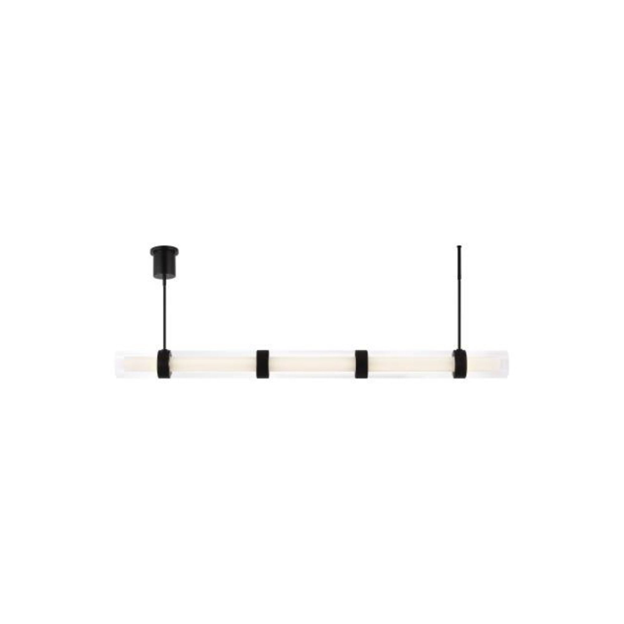 Wit Linear Suspension Linear Suspension 1-Light LED 3000K Black by Sean Lavin