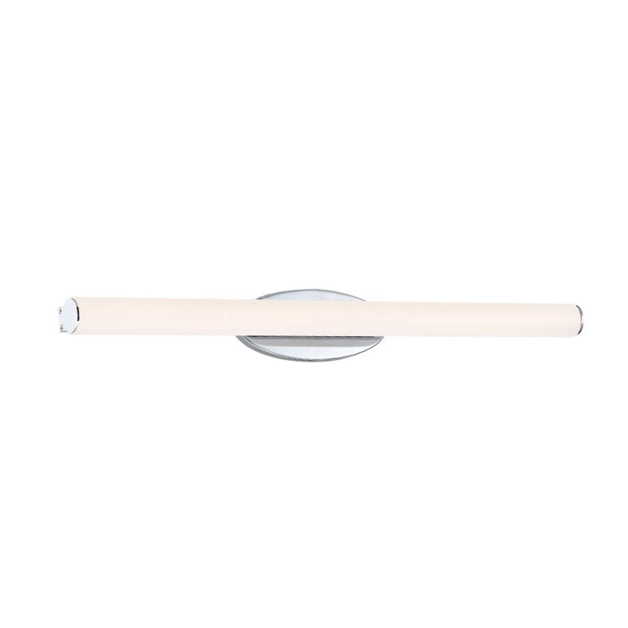 Modern Forms WS-14824-CH 3000K 20.3 Watt Mini Loft LED Bathroom Vanity & Wall Light in Chrome