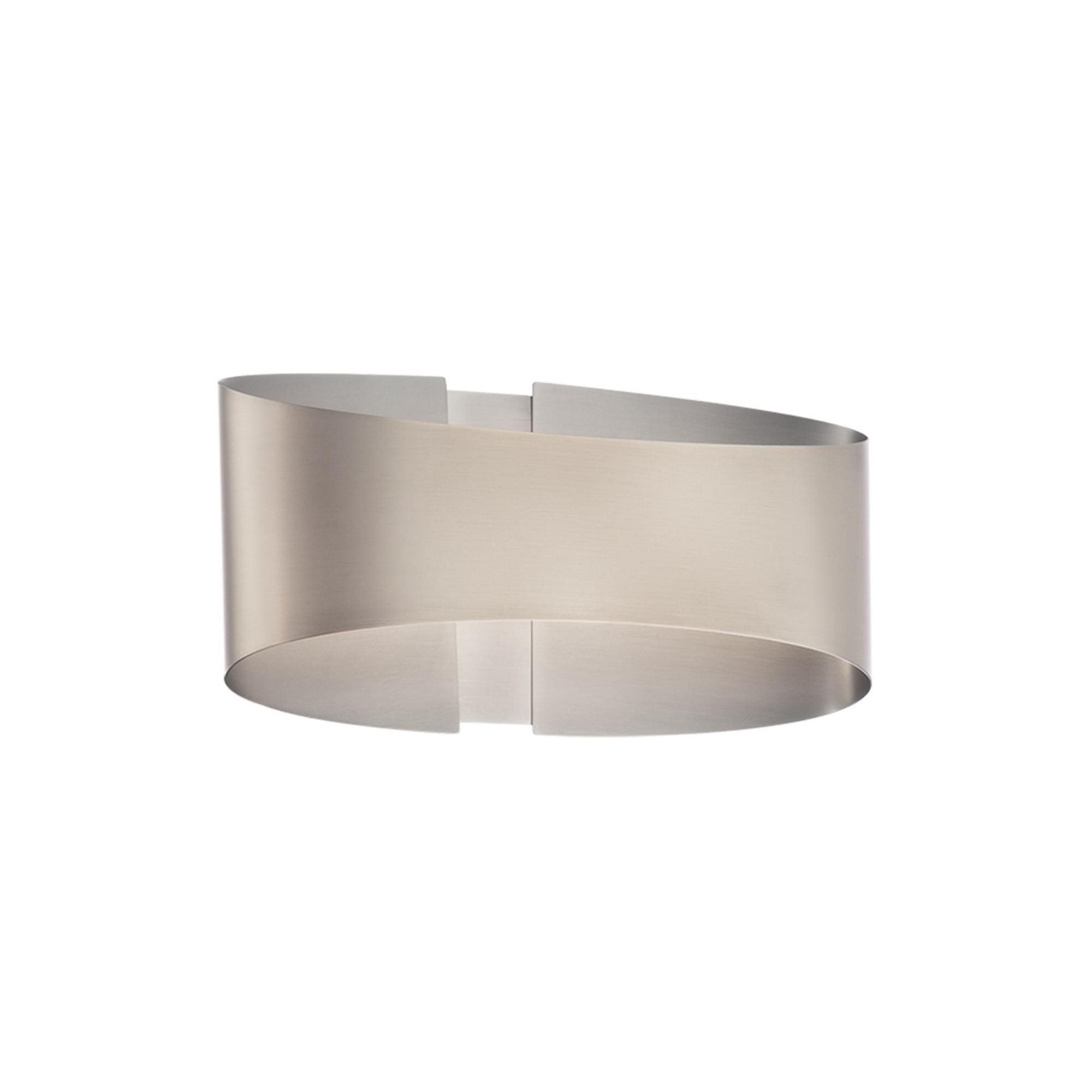 Swerve 10in LED Wall Sconce 3000K in Brushed Nickel
