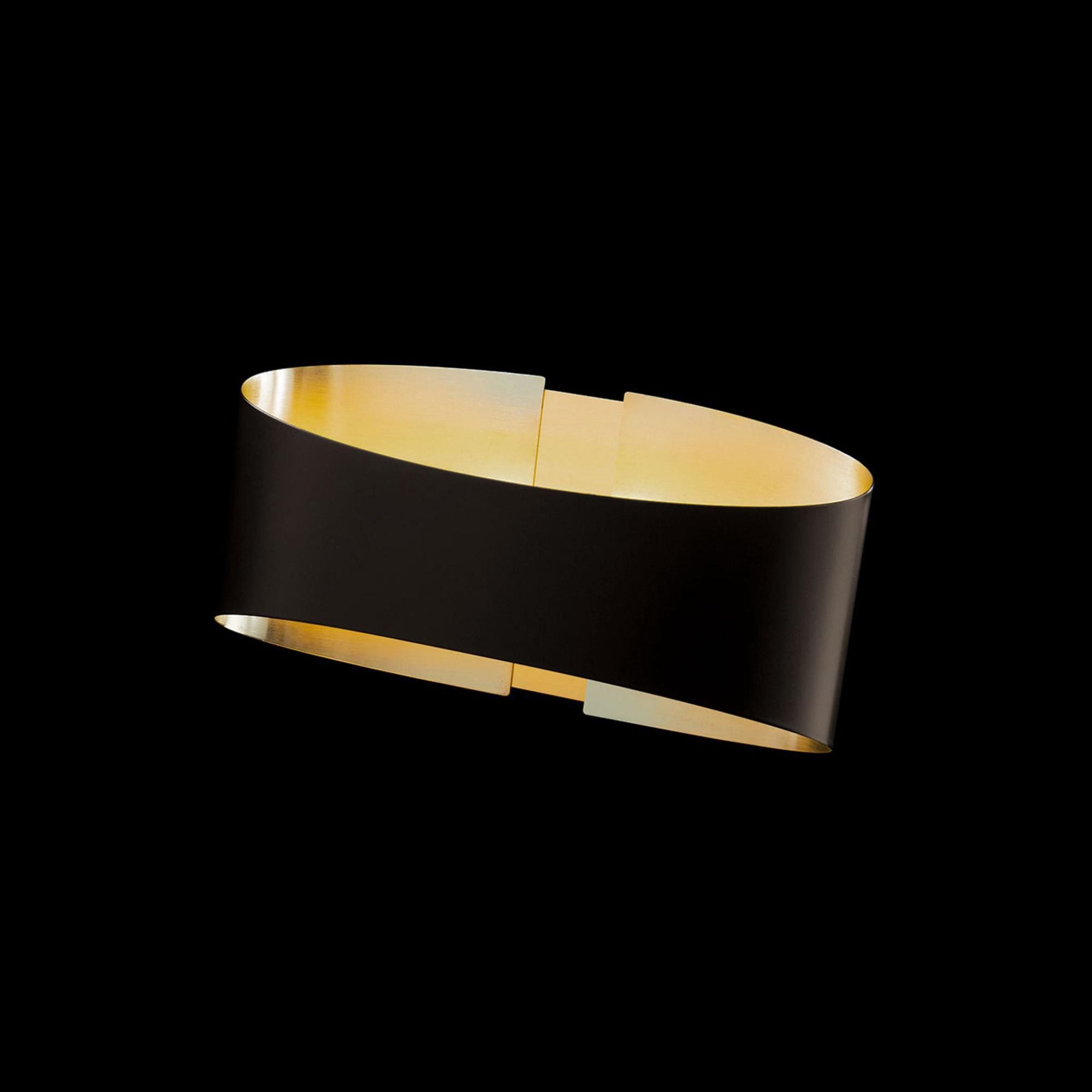 Swerve 10in LED Wall Sconce 3000K in Bronze-Brushed Brass
