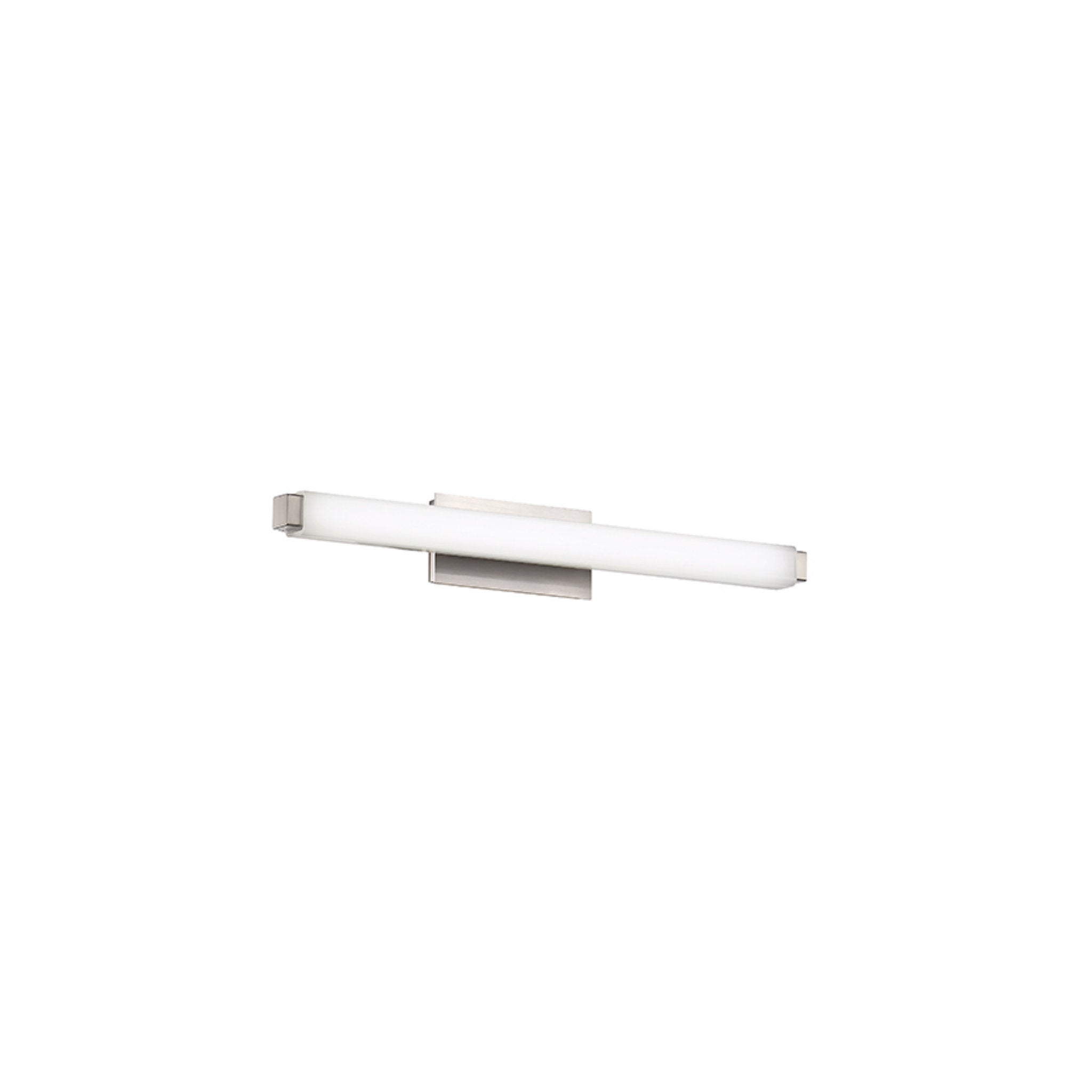 Modern Forms WS-21718-35-BN 3500K 15.5 Watt Mini Vogue LED Bathroom Vanity & Wall Light in Brushed Nickel