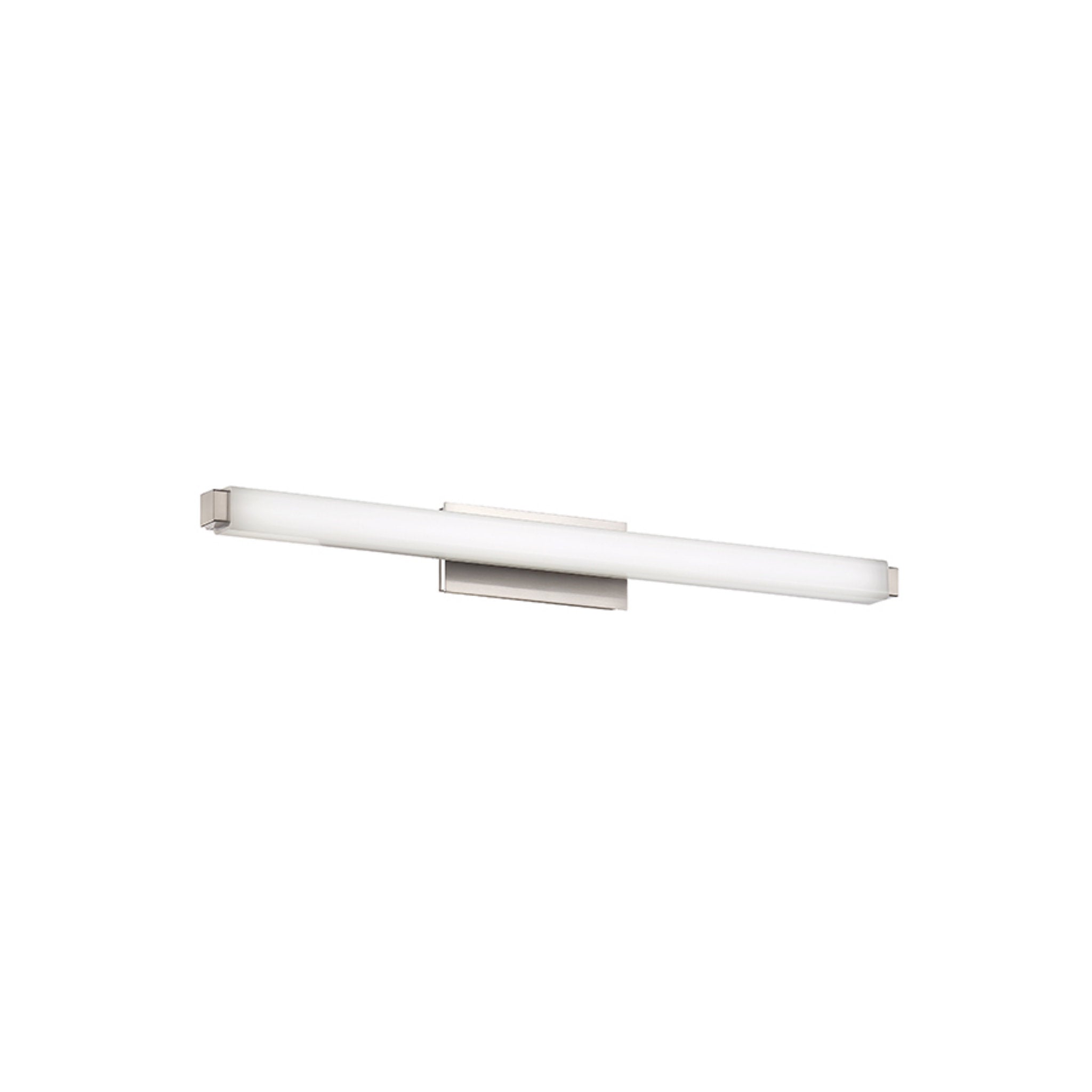 Modern Forms WS-21724-30-BN 3000K 20.5 Watt Mini Vogue LED Bathroom Vanity & Wall Light in Brushed Nickel