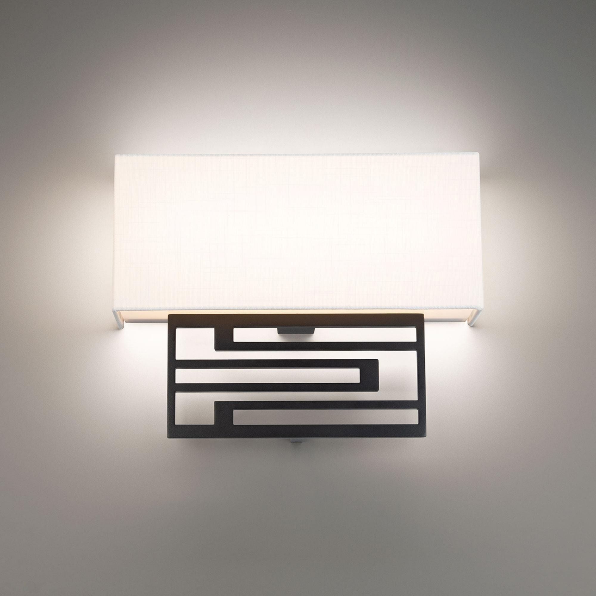 Vander 14in LED Wall Sconce 3-CCT 2700K-3000K-3500K Set to 2700K in Black