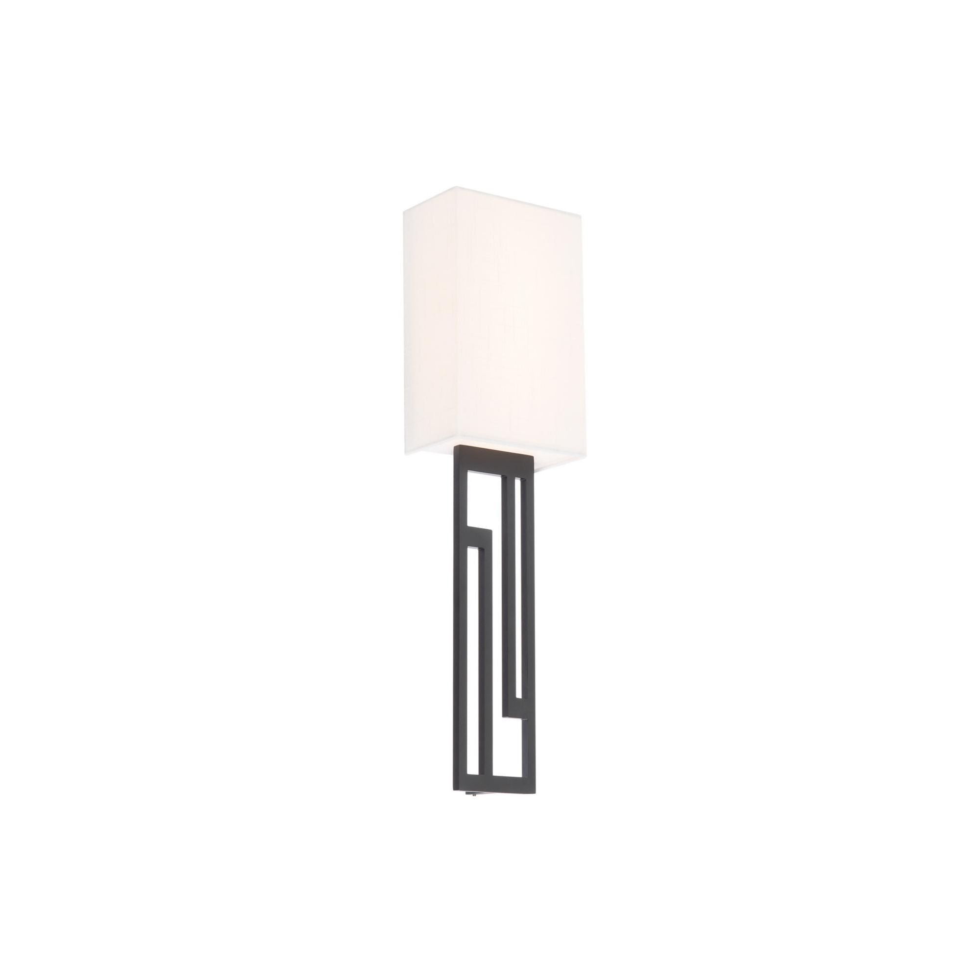 Vander 6in LED Wall Sconce 3-CCT 2700K-3000K-3500K Set to 3000K in Black