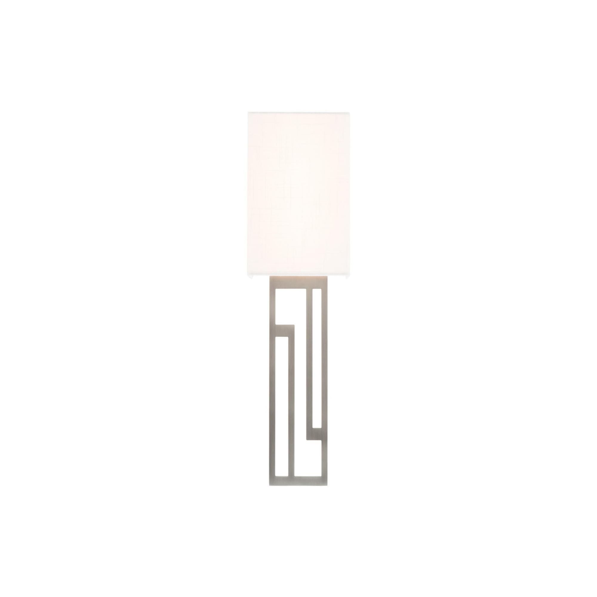Vander 6in LED Wall Sconce 3-CCT 2700K-3000K-3500K Set to 3000K in Brushed Nickel