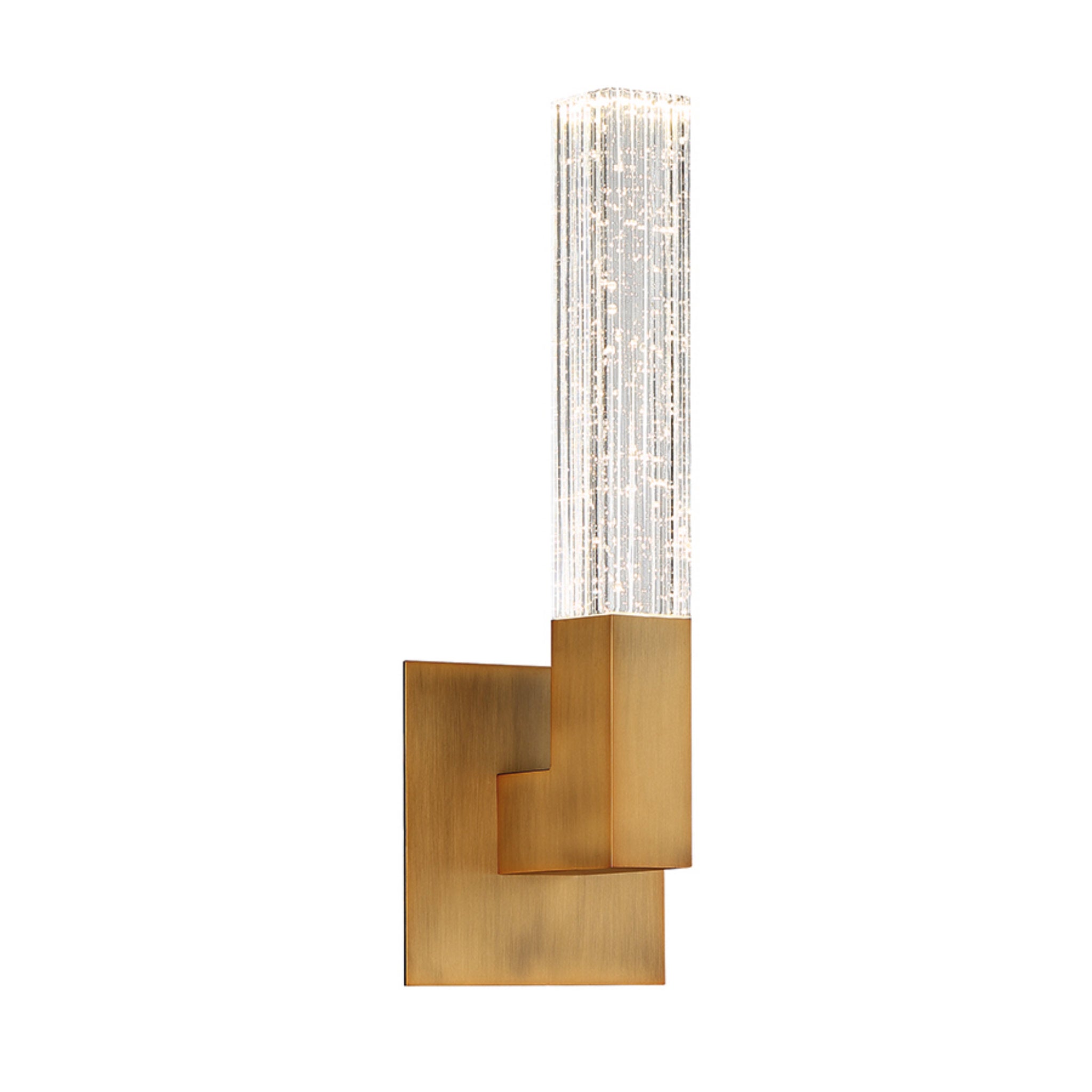 Modern Forms WS-30815-AB 3500K 7 Watt Cinema LED Wall Sconce in Aged Brass