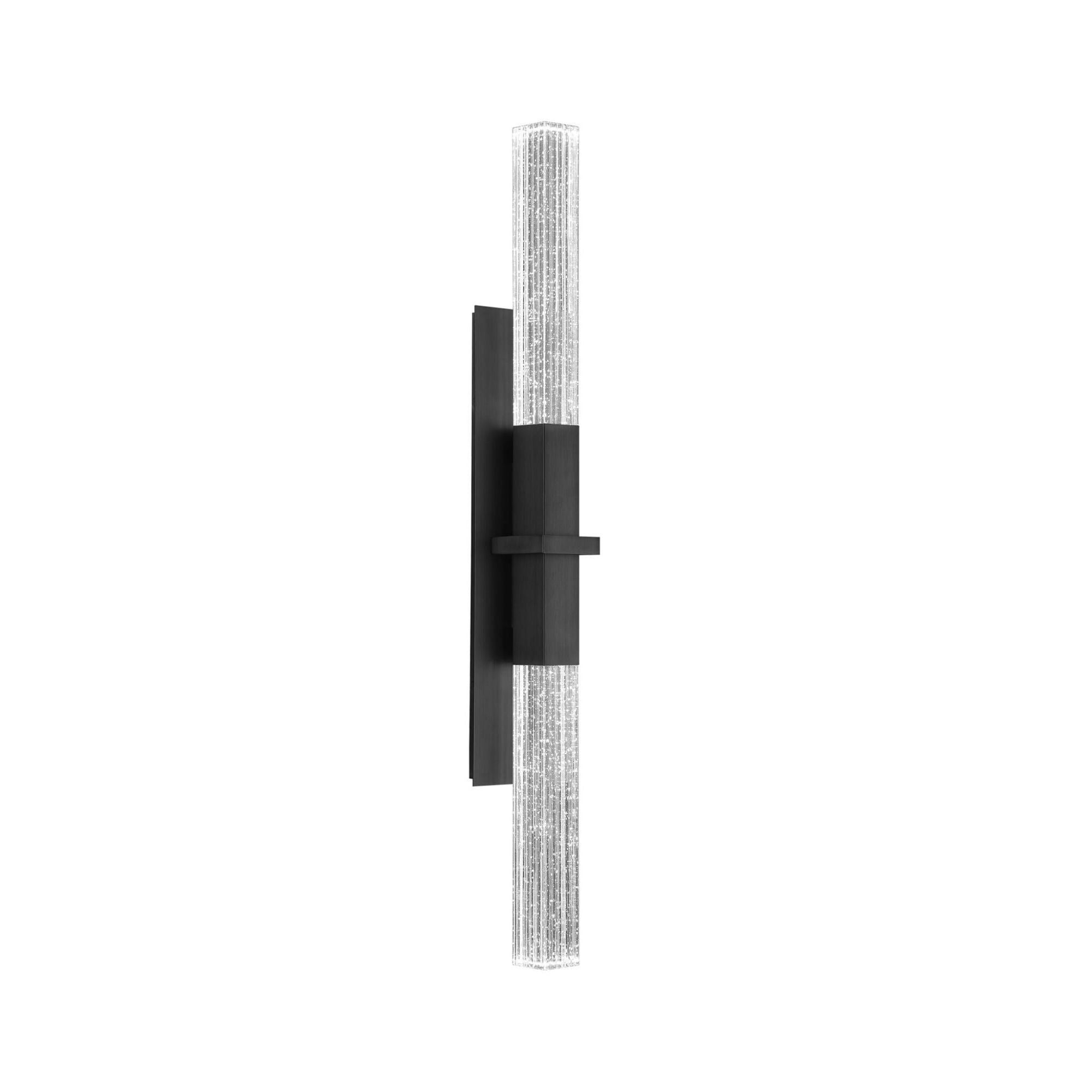 Cinema 35in LED Double Light Wall Sconce 3500K in Black
