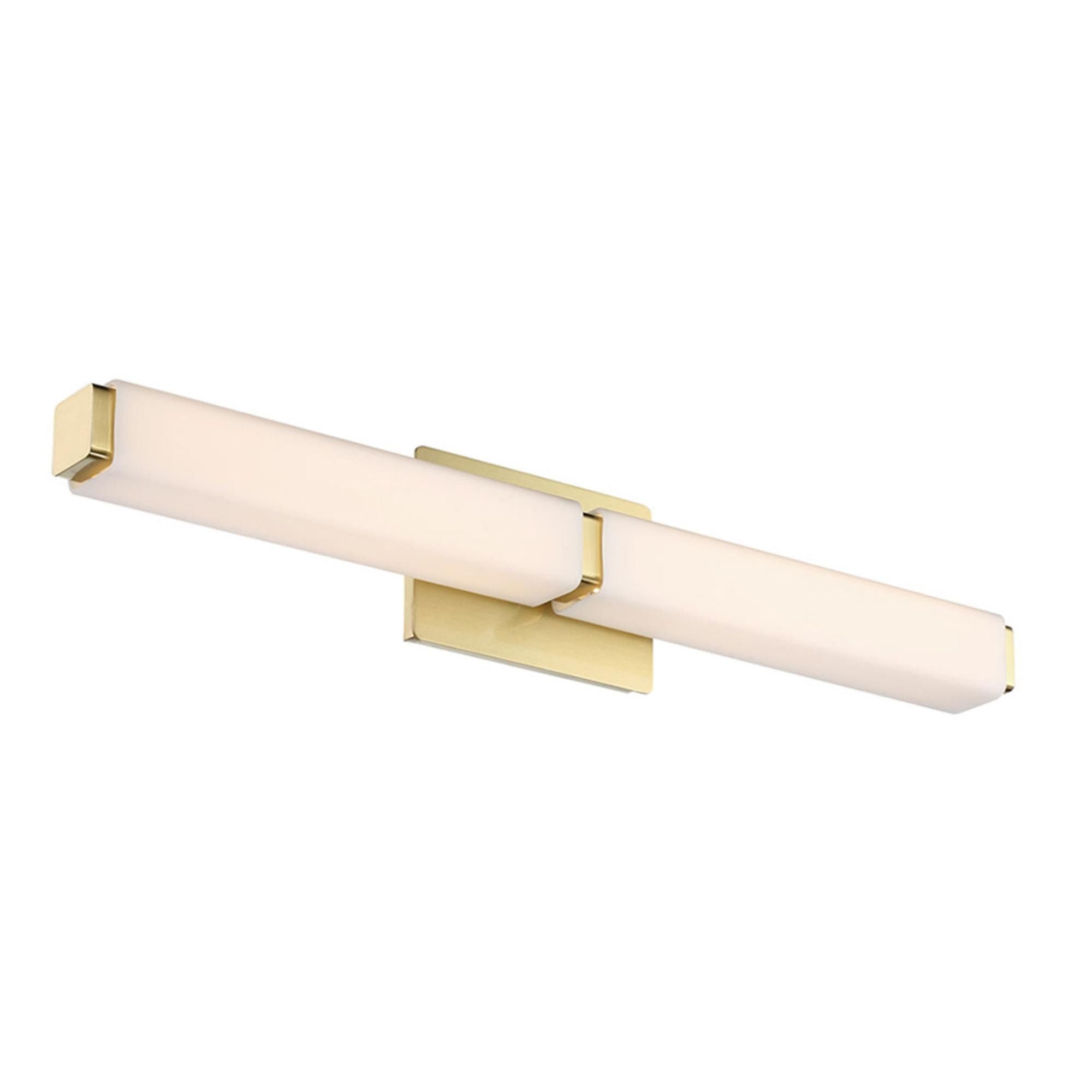 Vogue 27in LED Bathroom Vanity or Wall Light 2700K in Brushed Brass