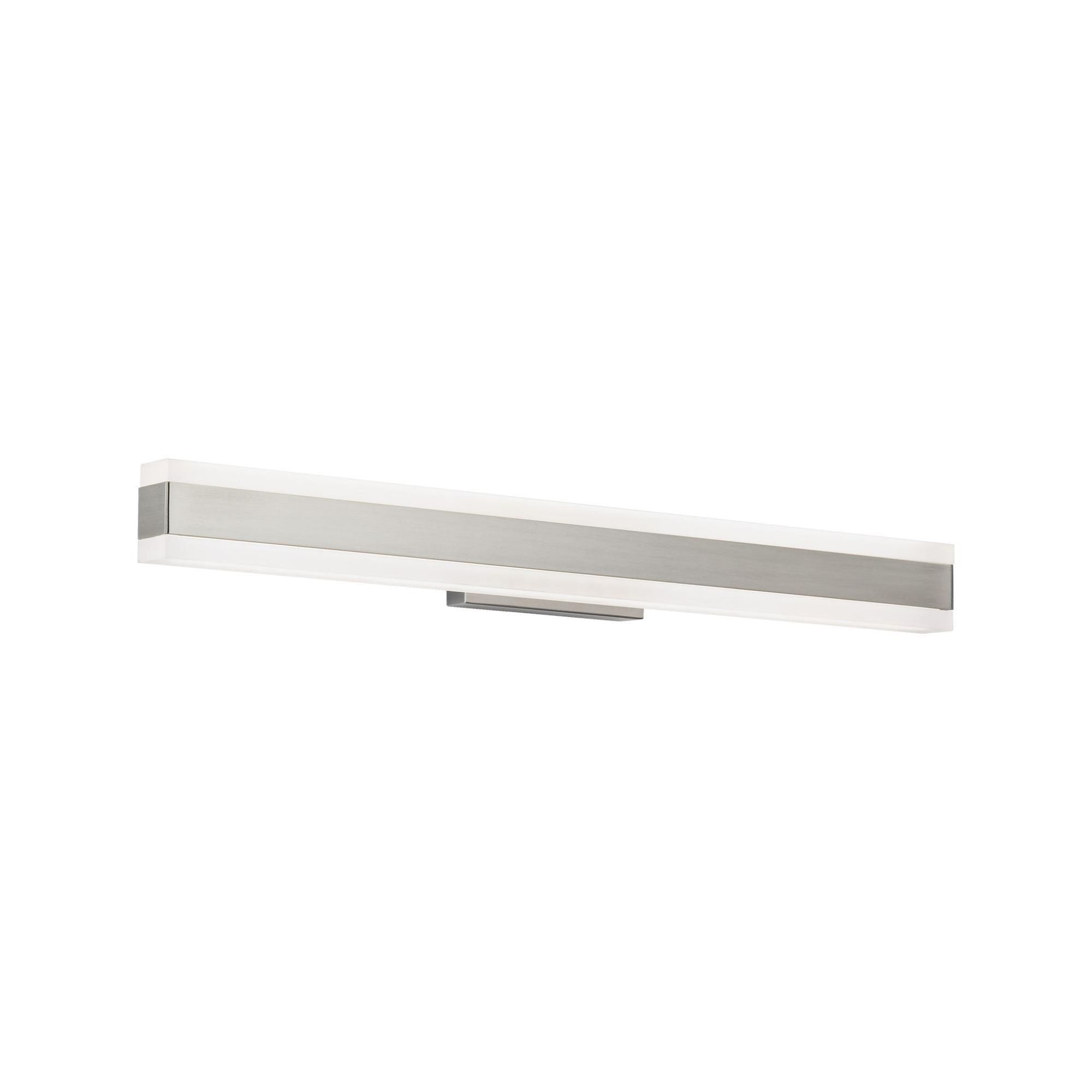 Cinch 25in LED Bathroom Vanity or Wall Light 3-CCT 2700K-3000K-3500K Set to 3000K in Brushed Nickel