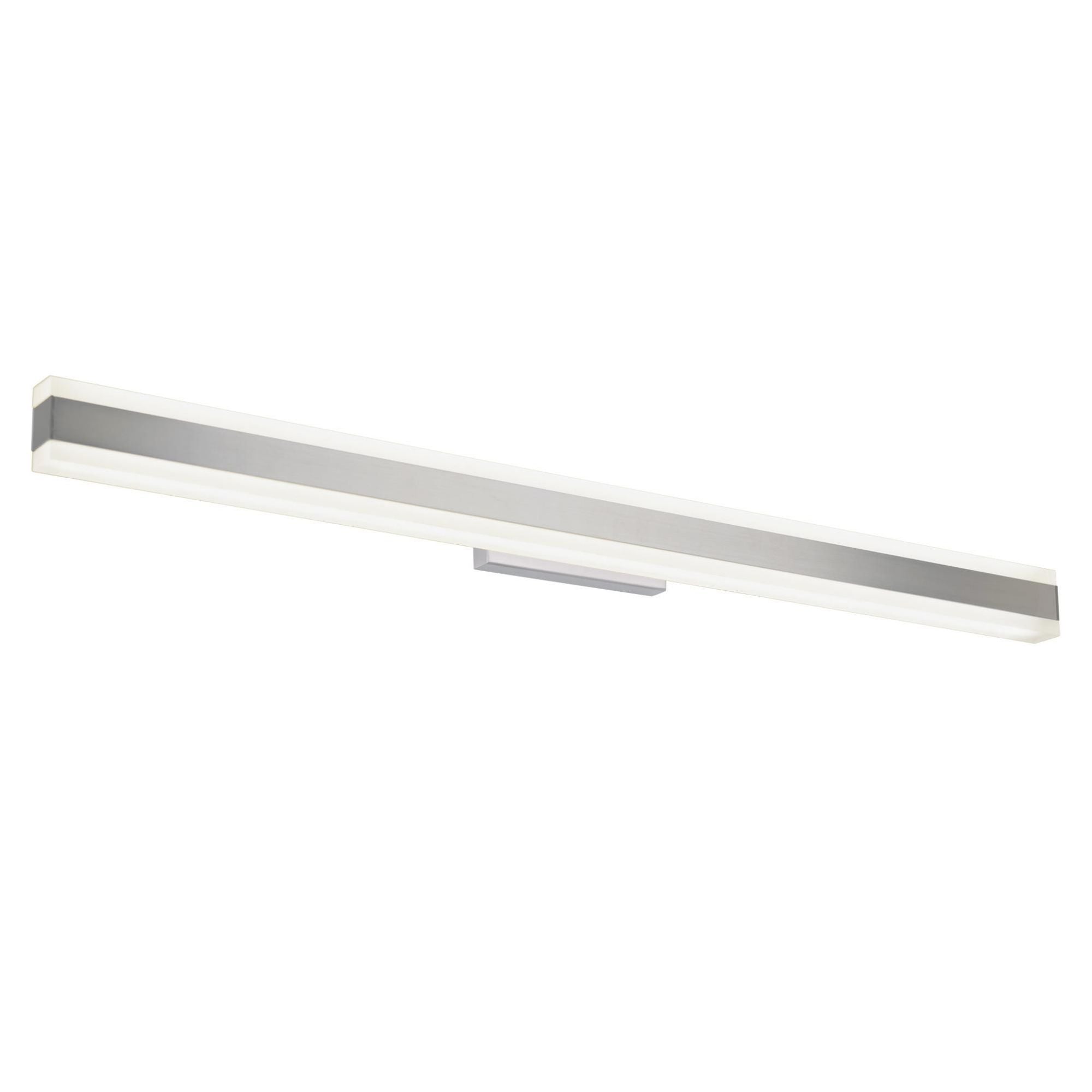 Cinch 37in LED Bathroom Vanity or Wall Light 3-CCT 2700K-3000K-3500K Set to 2700K in Brushed Nickel